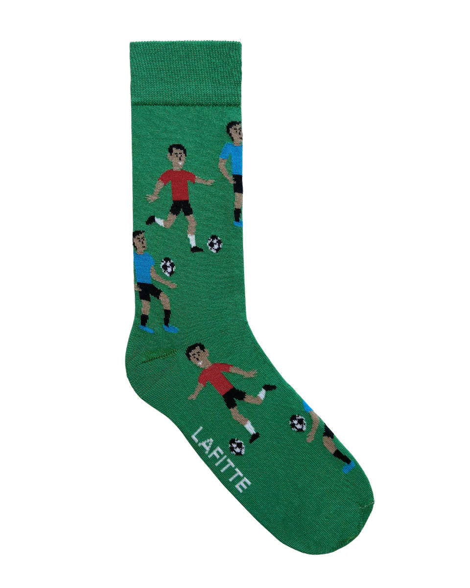 Green Soccer Unisex Socks