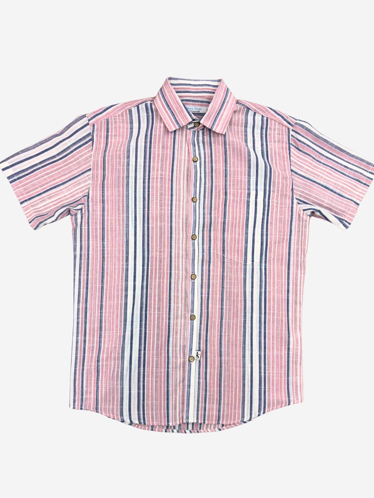 Paros Stripe Linen S/S Shirt