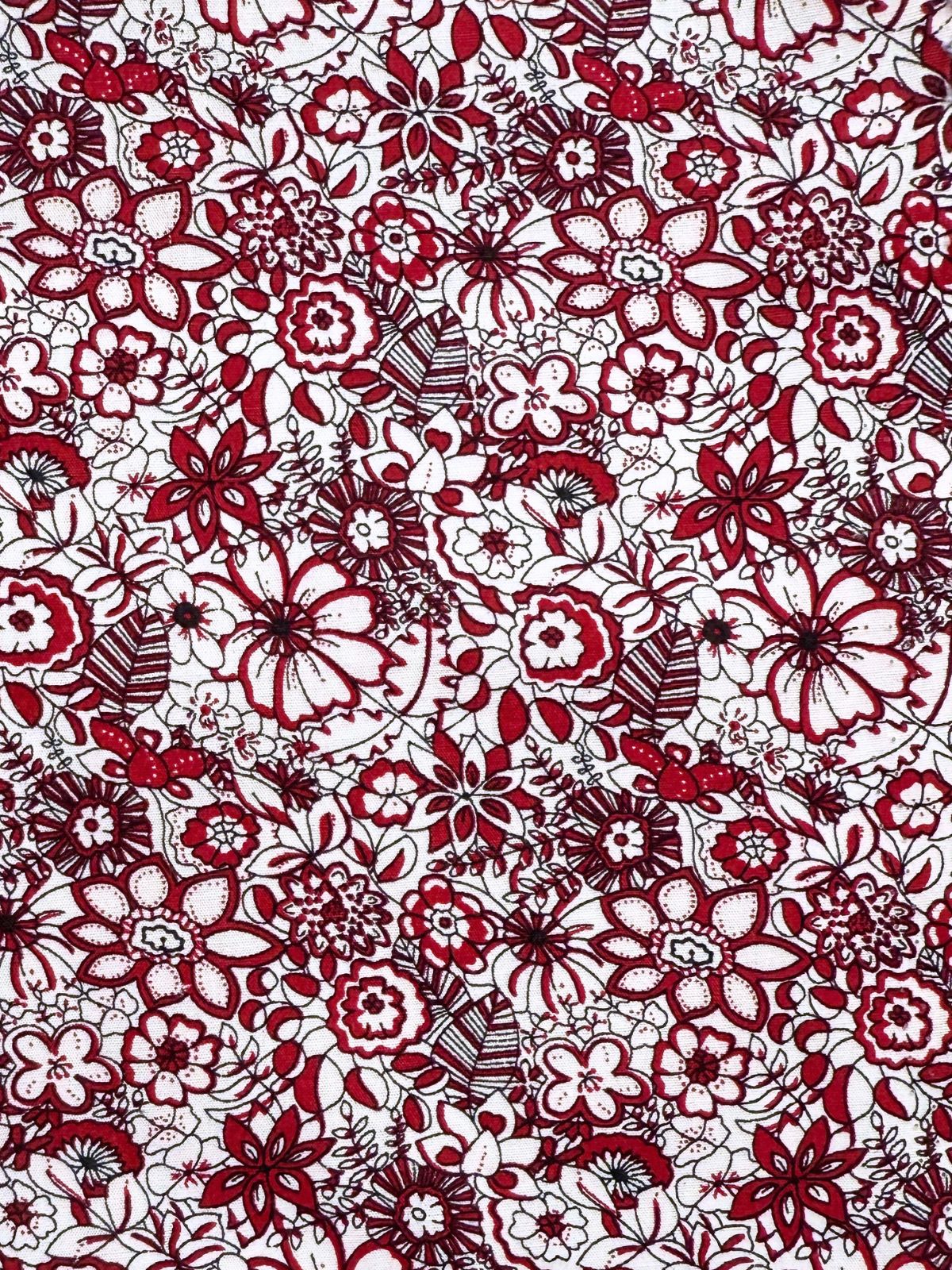 Hyde Floral Cotton L/S Shirt - Red