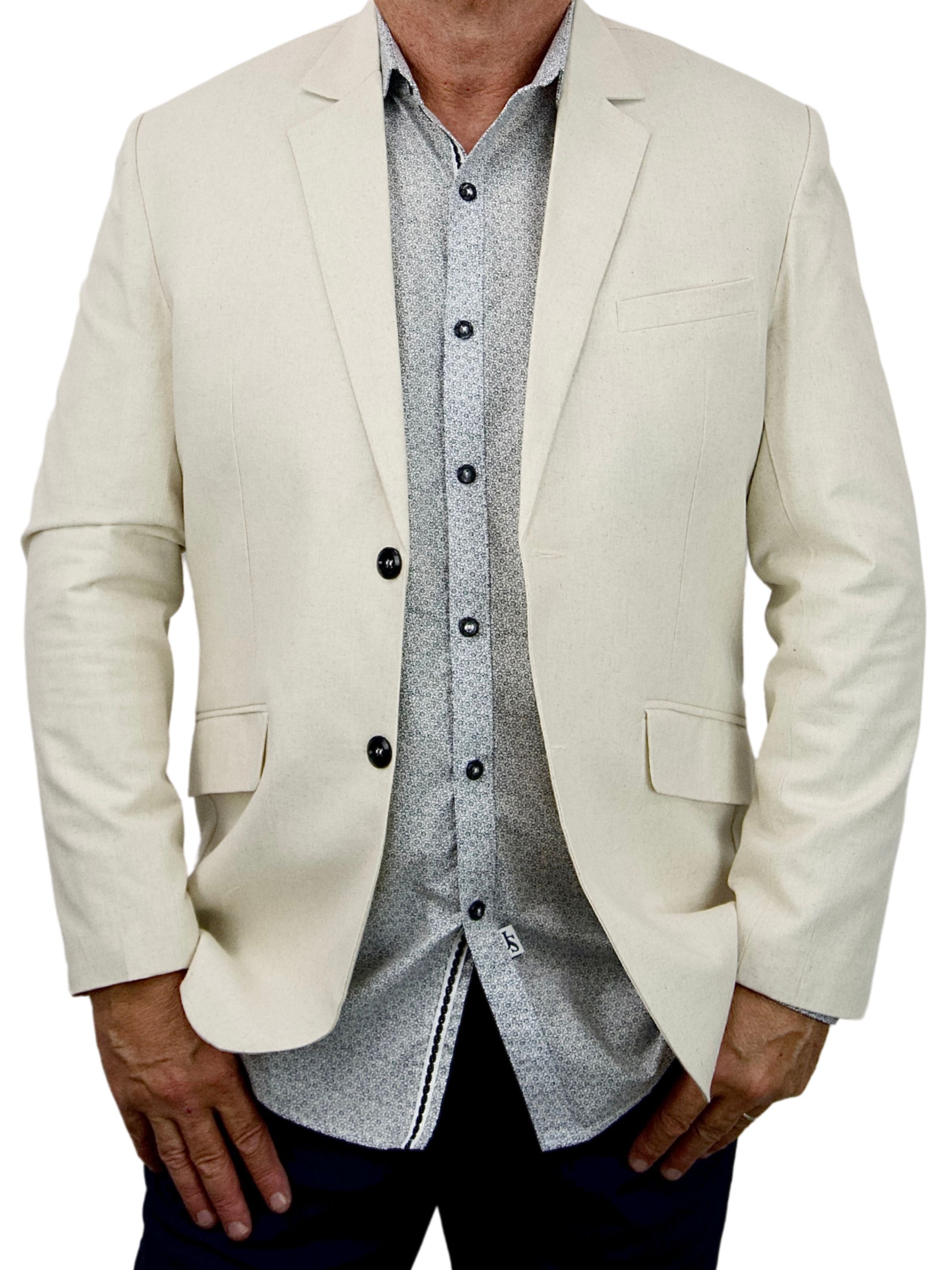 Sleet Floral Cotton L/S Shirt - White