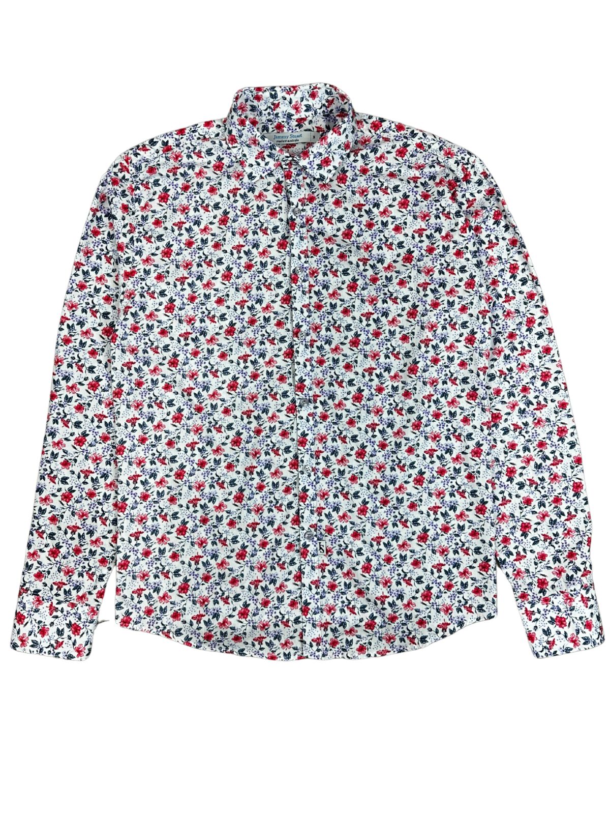 Annecy Floral Cotton L/S Shirt - Purple