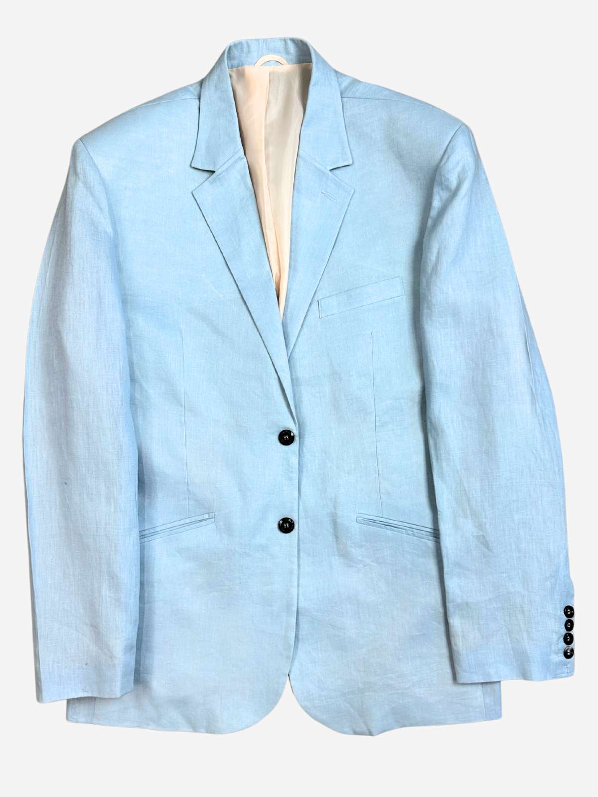 Baby Blue Linen Jacket