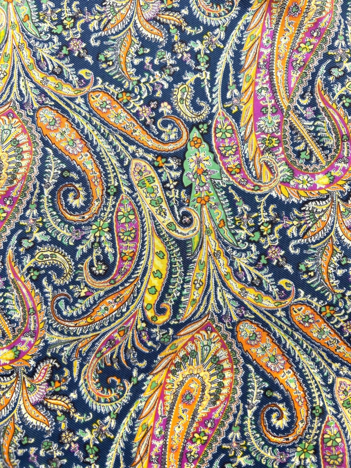 Beast Paisley Cotton L/S Big Mens Shirt - Multi