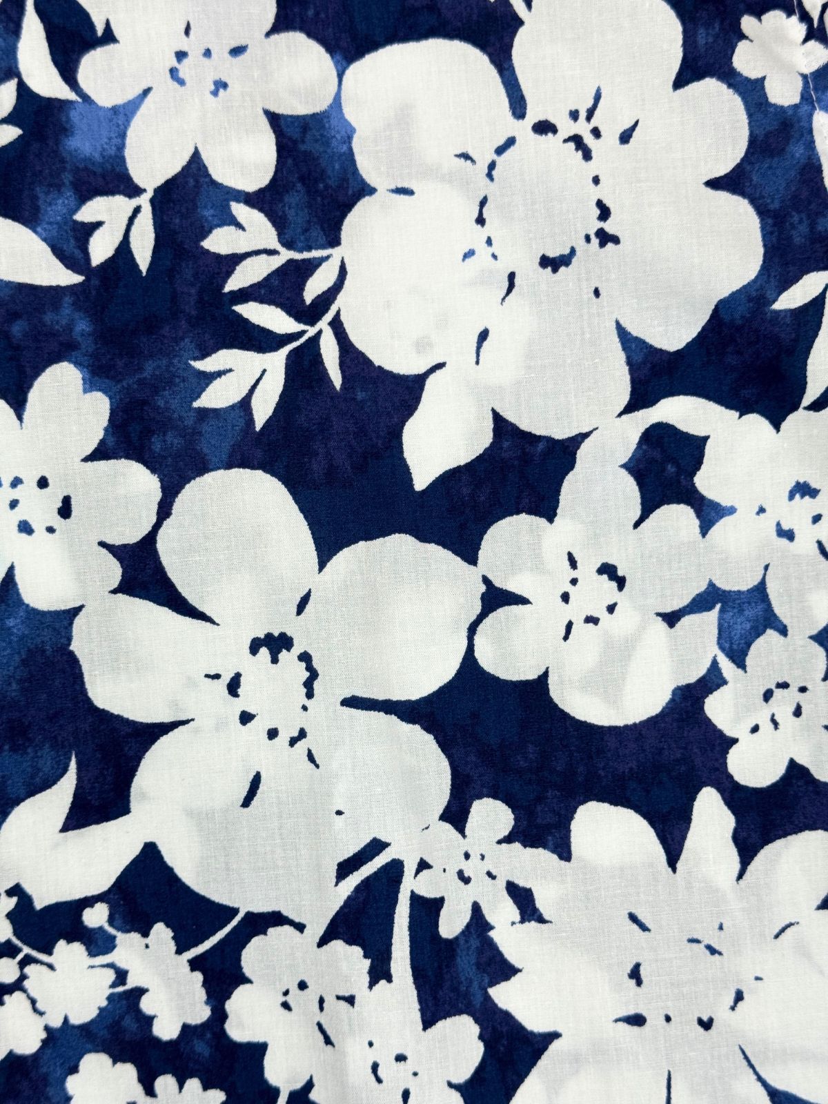 Blue Hawaii Cotton S/S Shirt - Navy/White