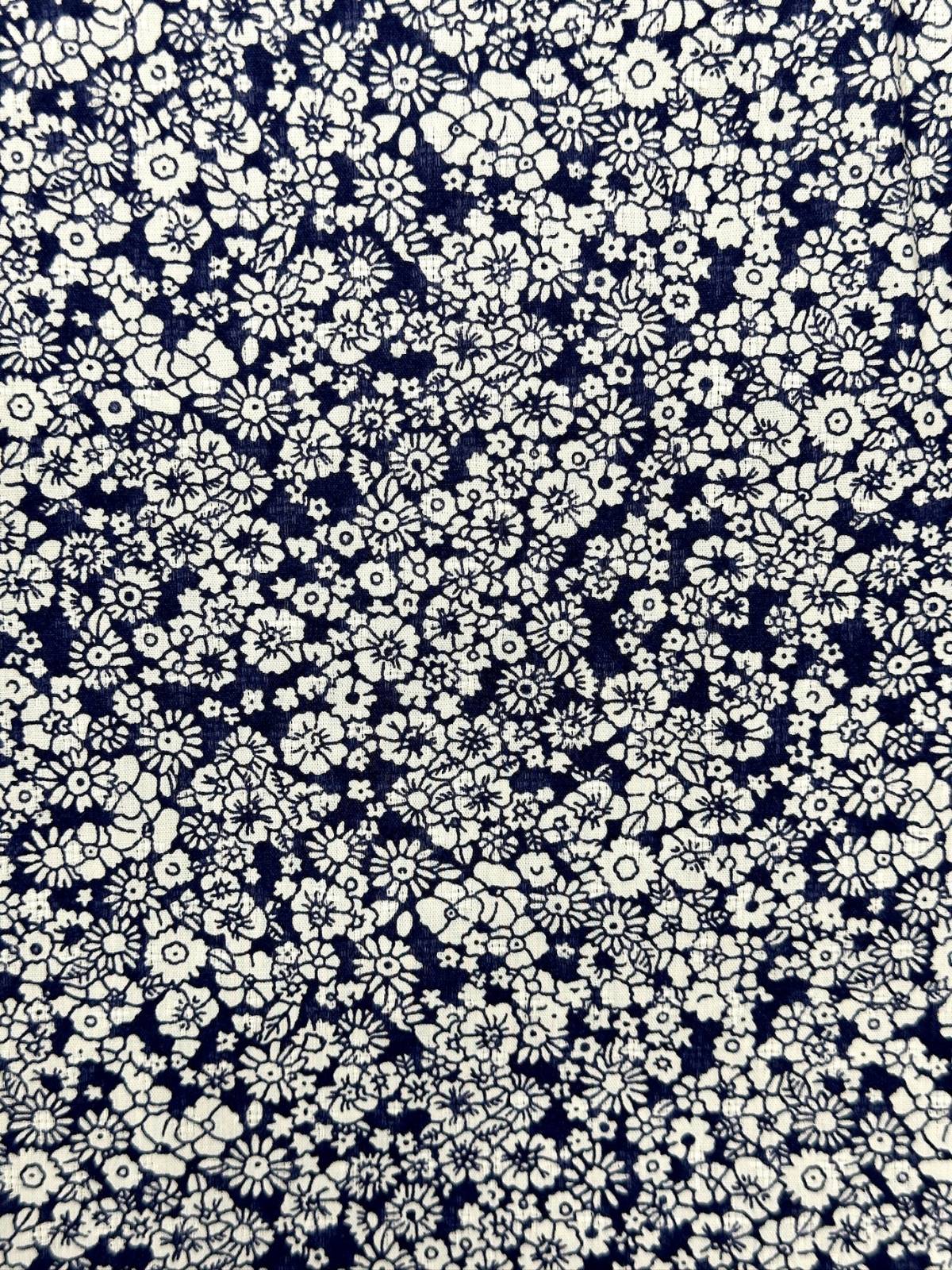 Boston Floral Cotton S/S Shirt – Blue