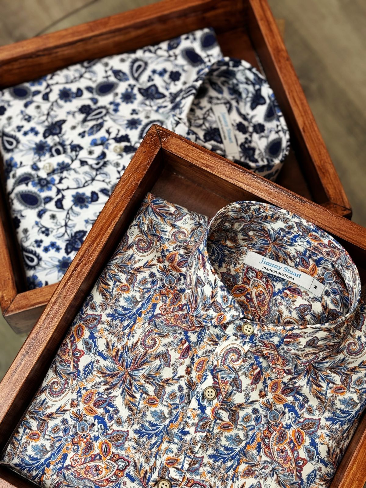 Burst Paisley Cotton L/S Shirt - Multi