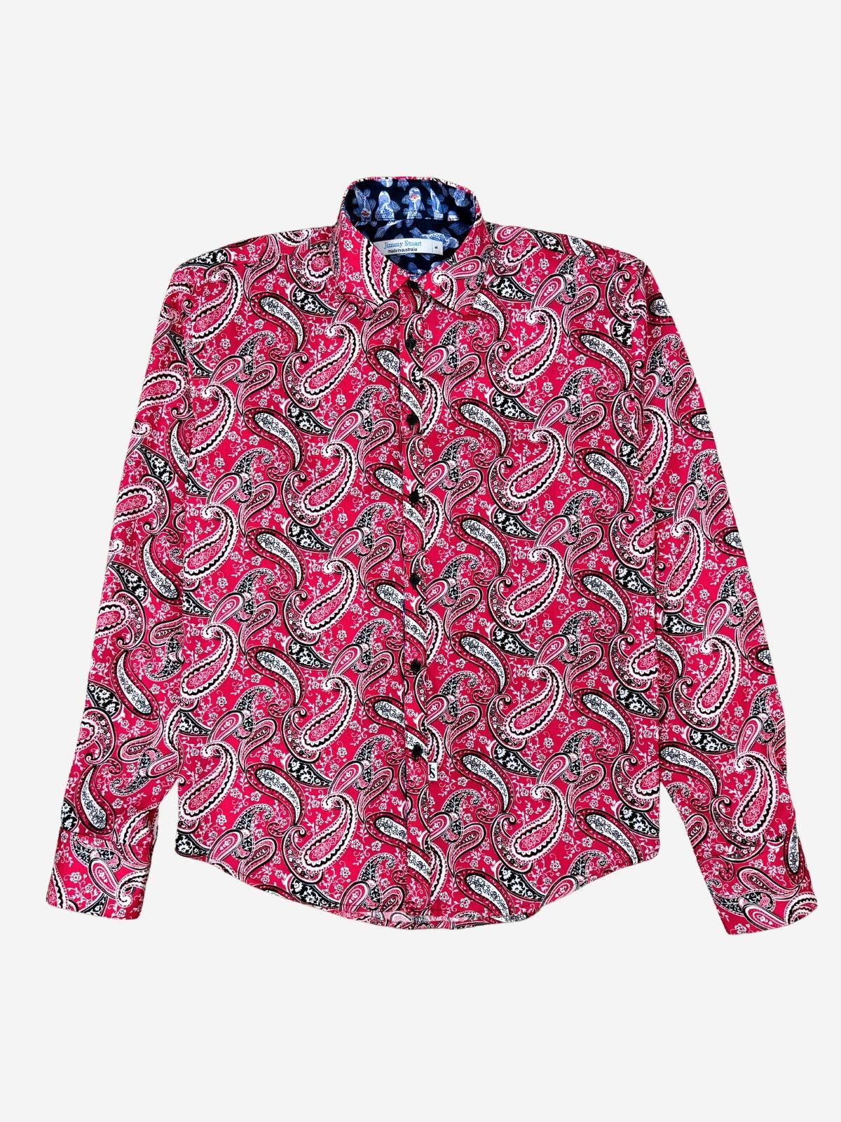 Catfish Paisley L/S Big Mens Shirt – Pink