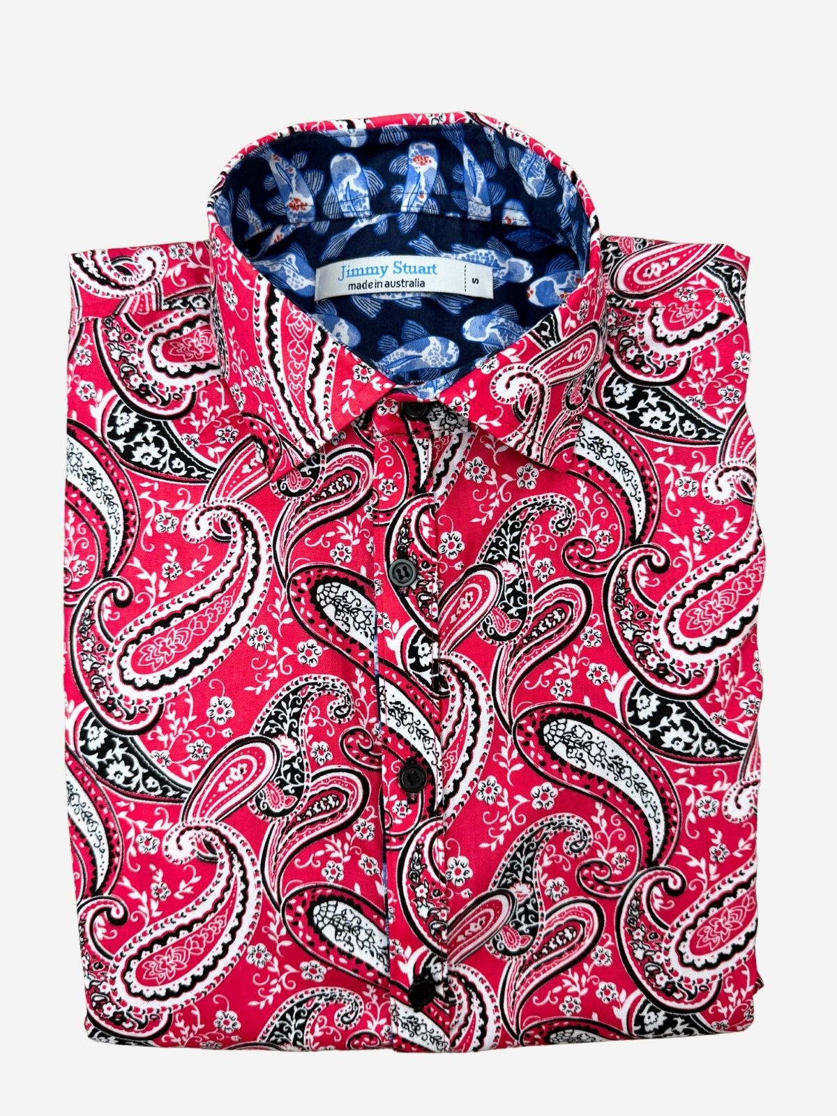 Catfish Paisley L/S Big Mens Shirt – Pink