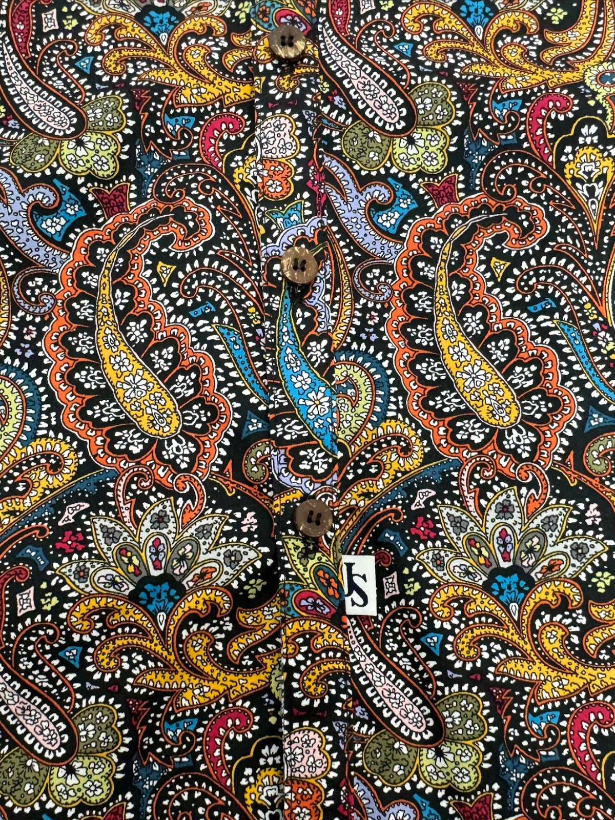 Diablo Paisley Cotton L/S Shirt - Multi