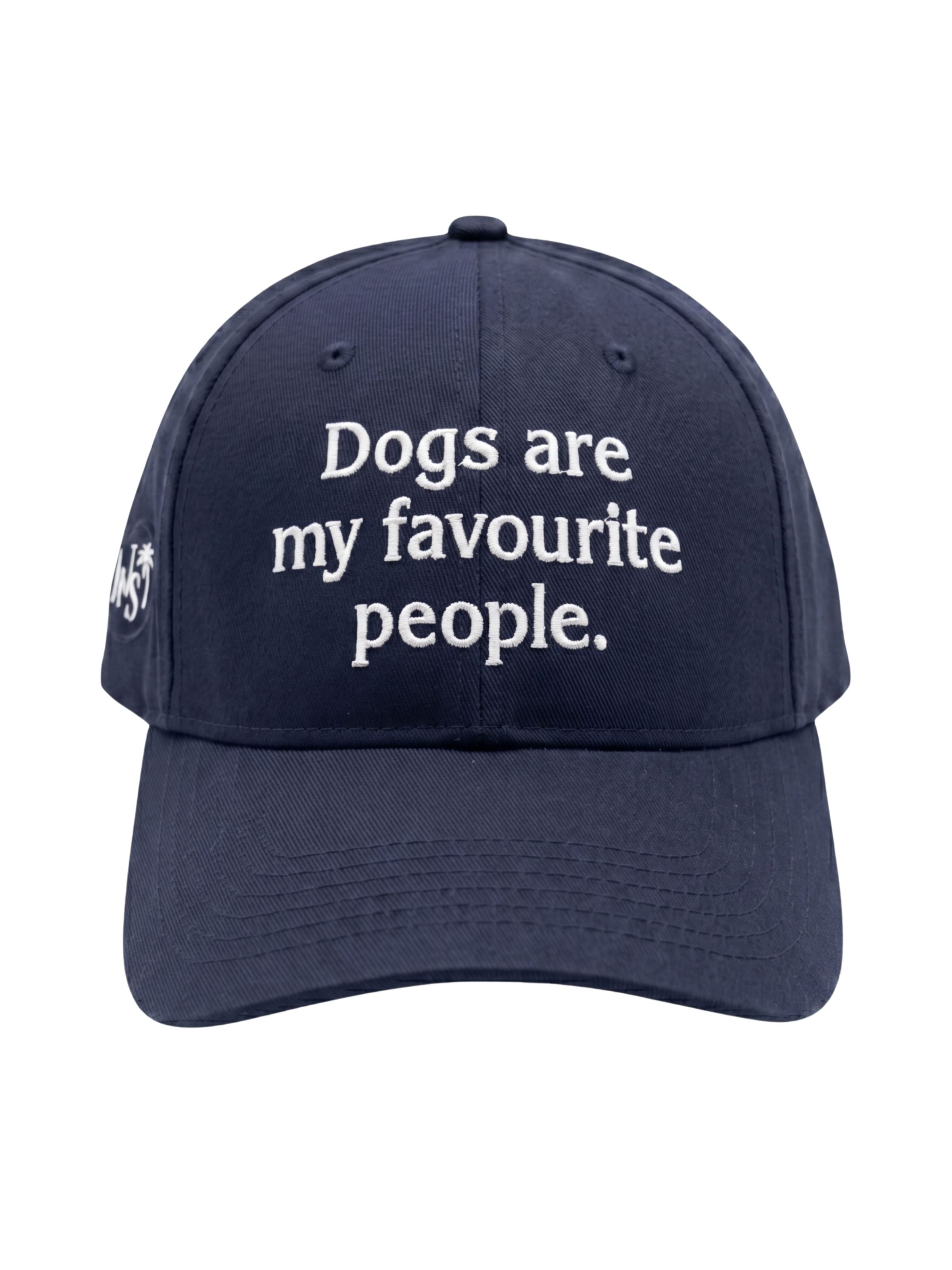 Dogs Are My Favourite People Unisex Cap - Embroidered