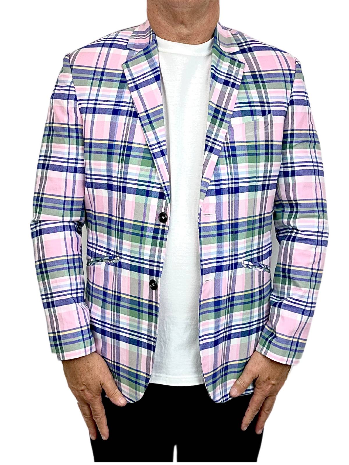 Dolce Vita Check Cotton Jacket - Pink/Blue