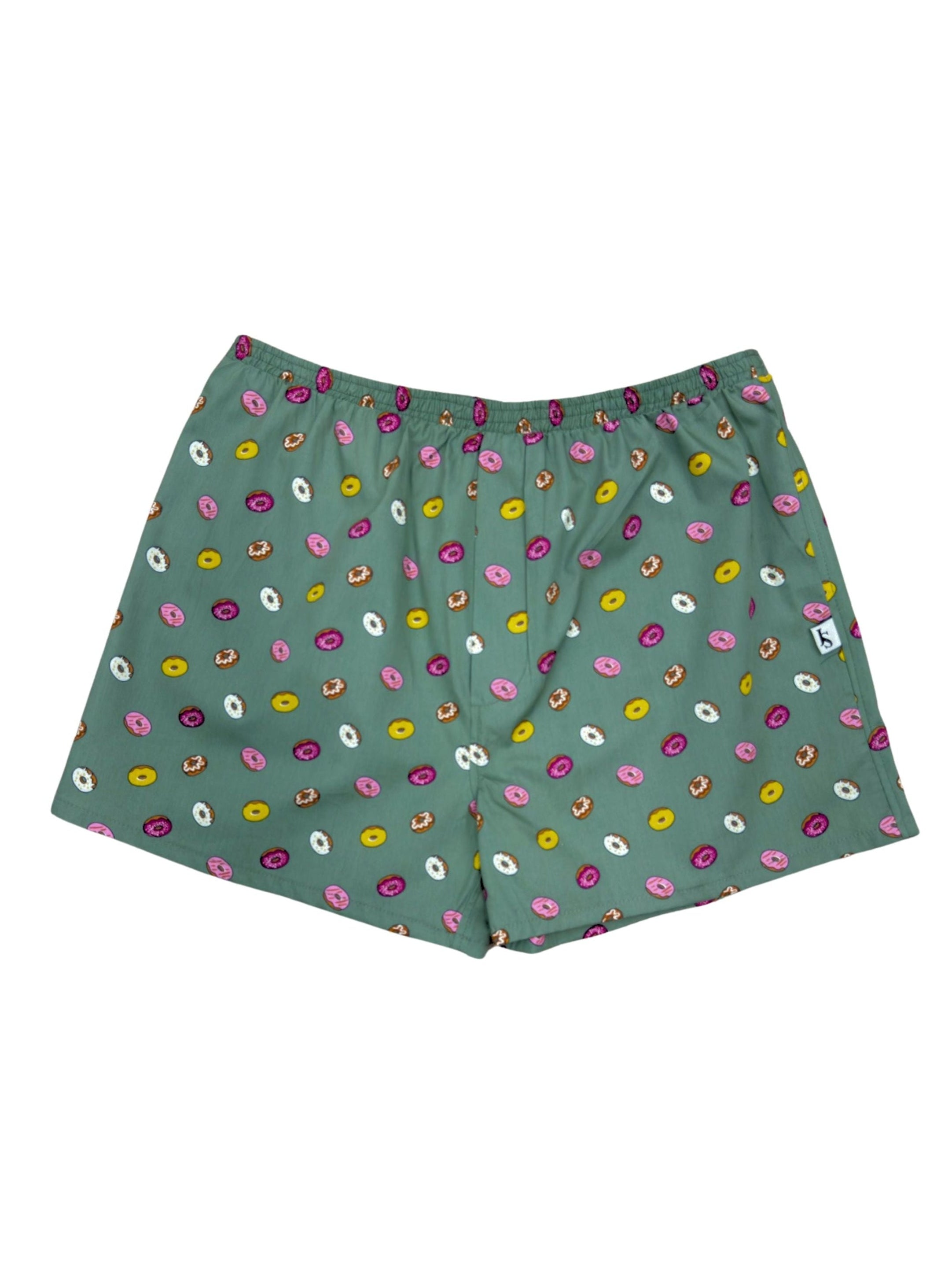 Doughnuts Boxer Short - Green