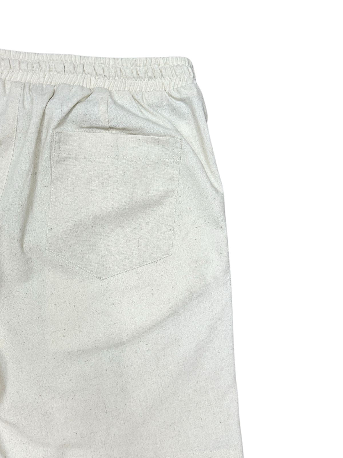 Bahamas Cotton/Linen Short - Ecru