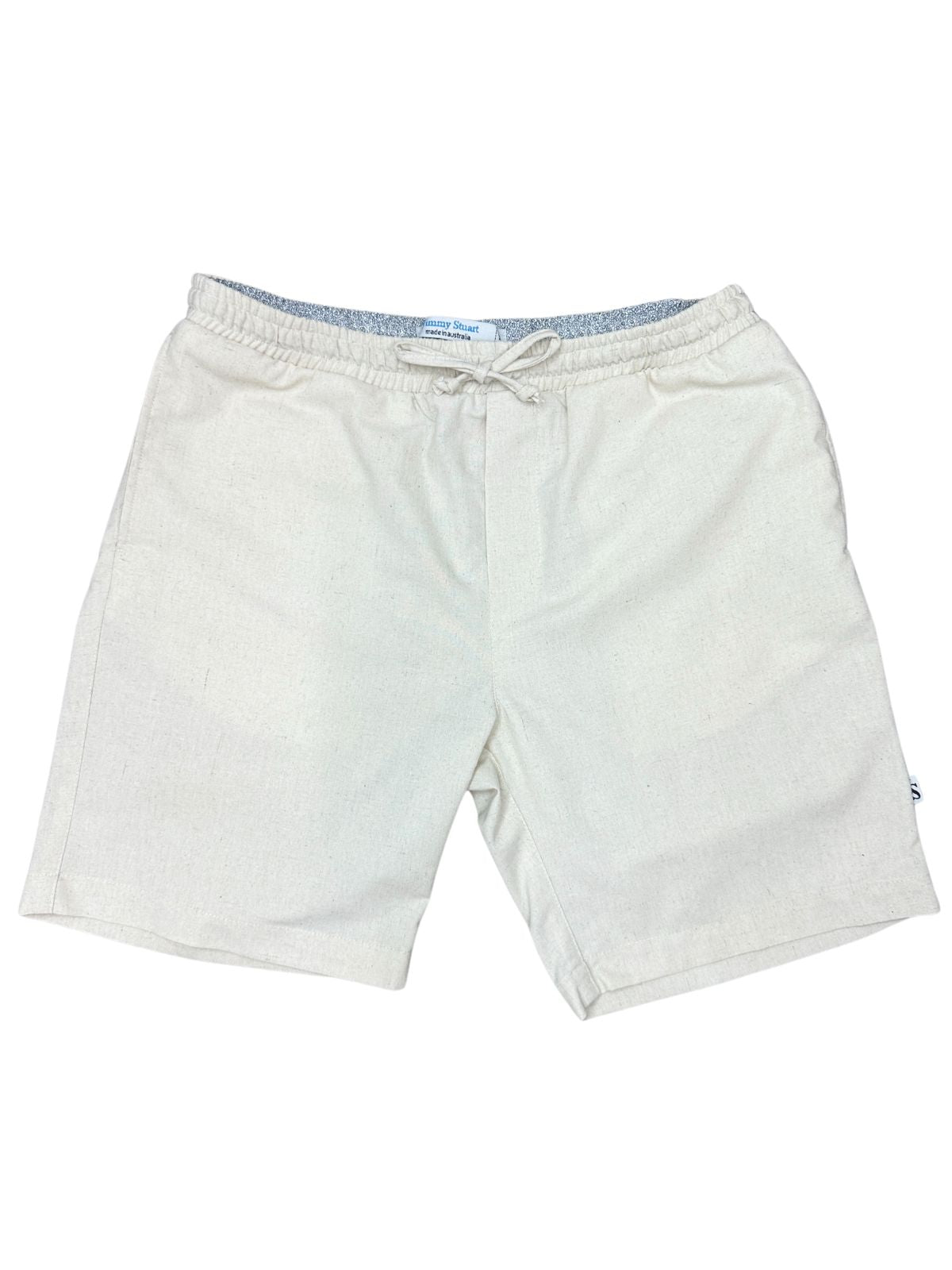 Bahamas Cotton/Linen Short - Ecru