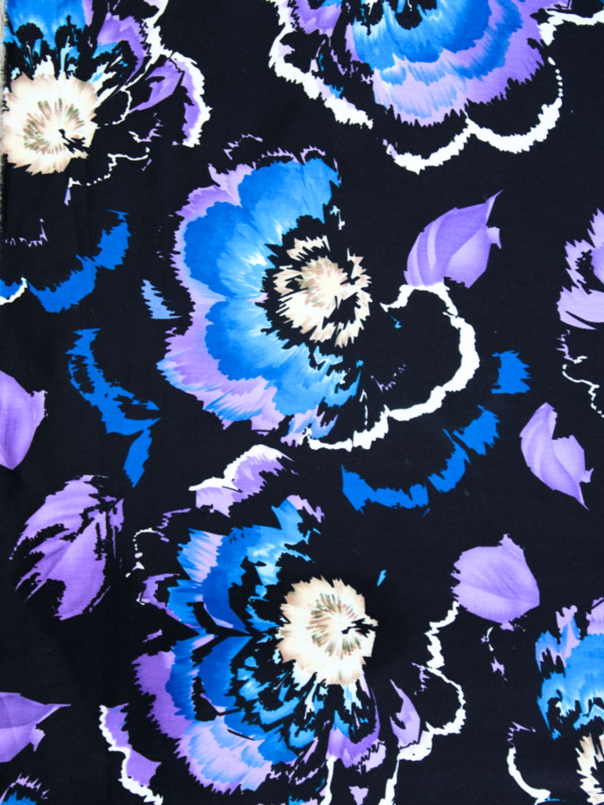 Explode Abstract Cotton L/S Shirt - Purple