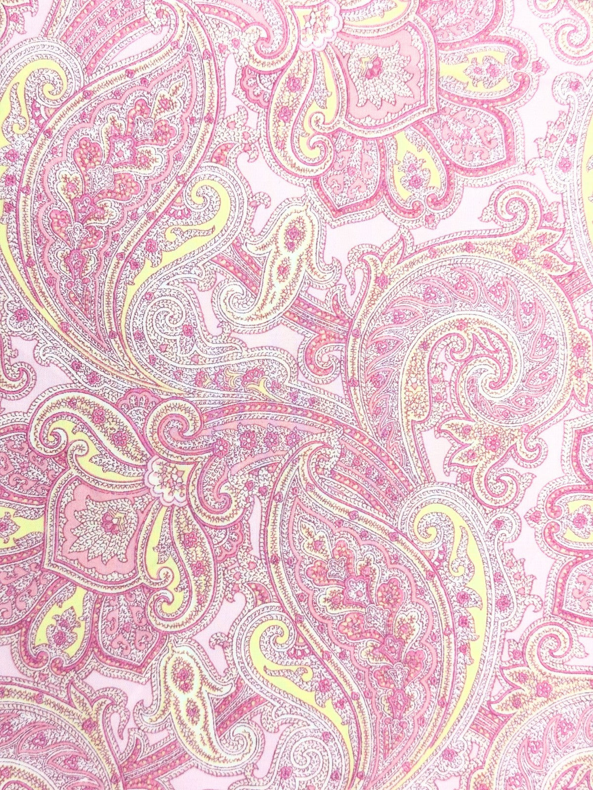 Fantasy Paisley Cotton L/S Shirt - Pink