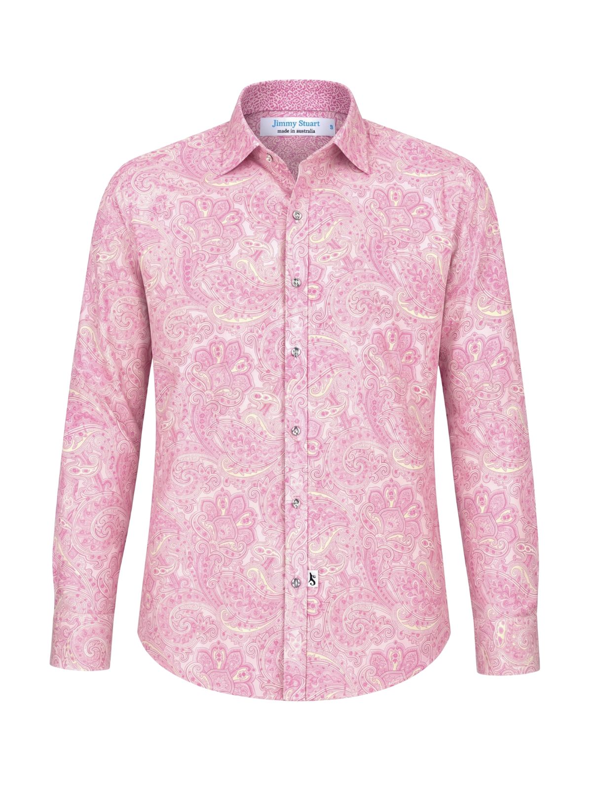 Fantasy Paisley Cotton L/S Shirt - Pink