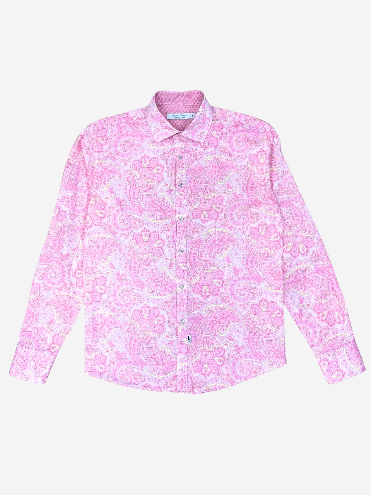 Fantasy Paisley Cotton L/S Shirt - Pink