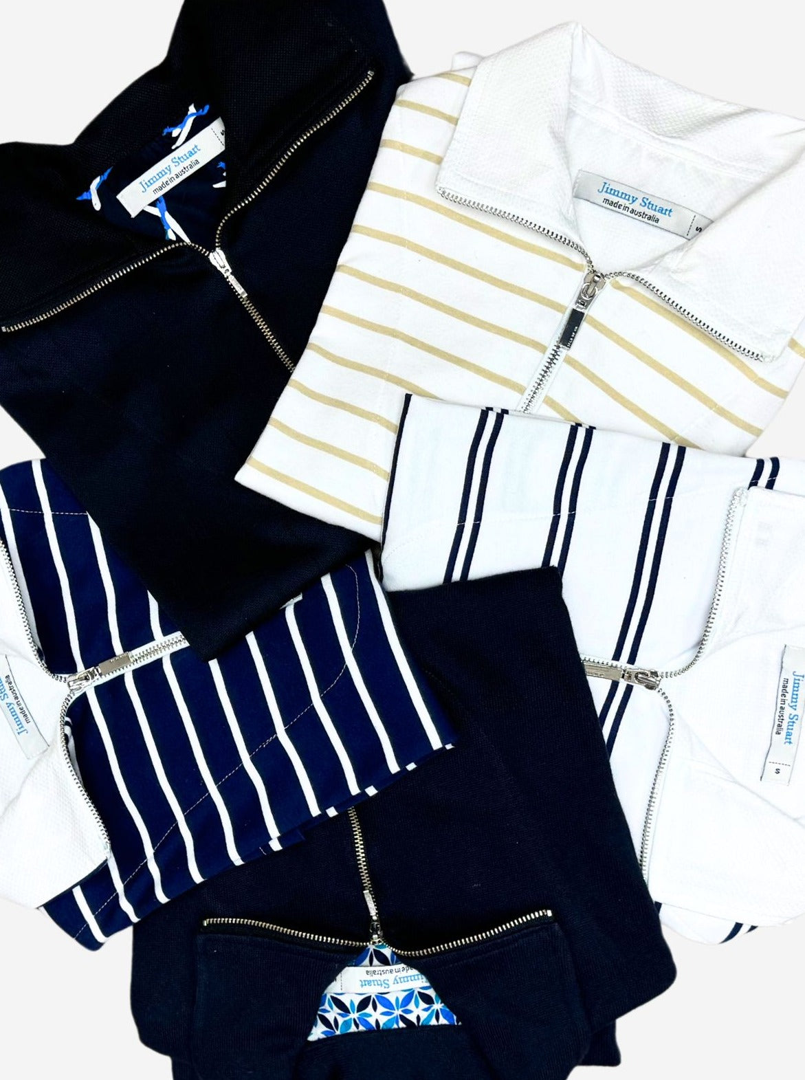 Riviera Caramel Zip Polo