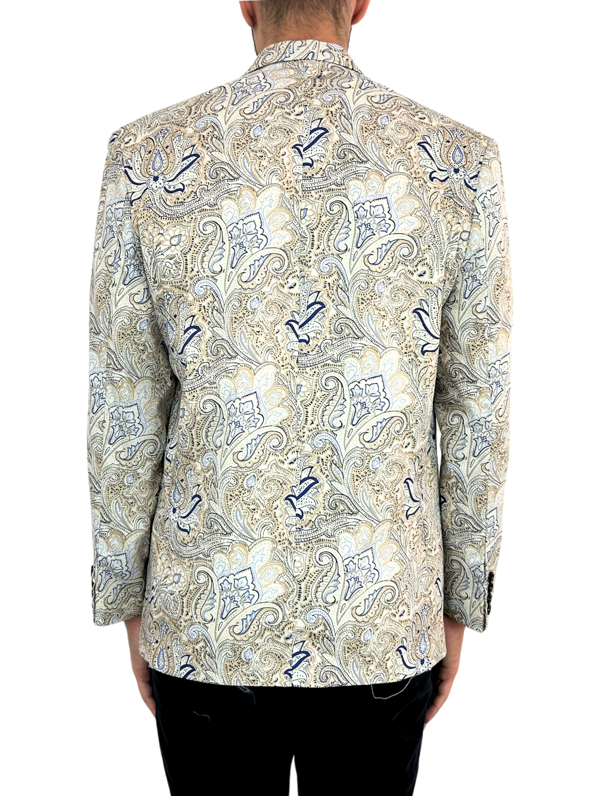 Fox Paisley Cotton Jacket - Beige