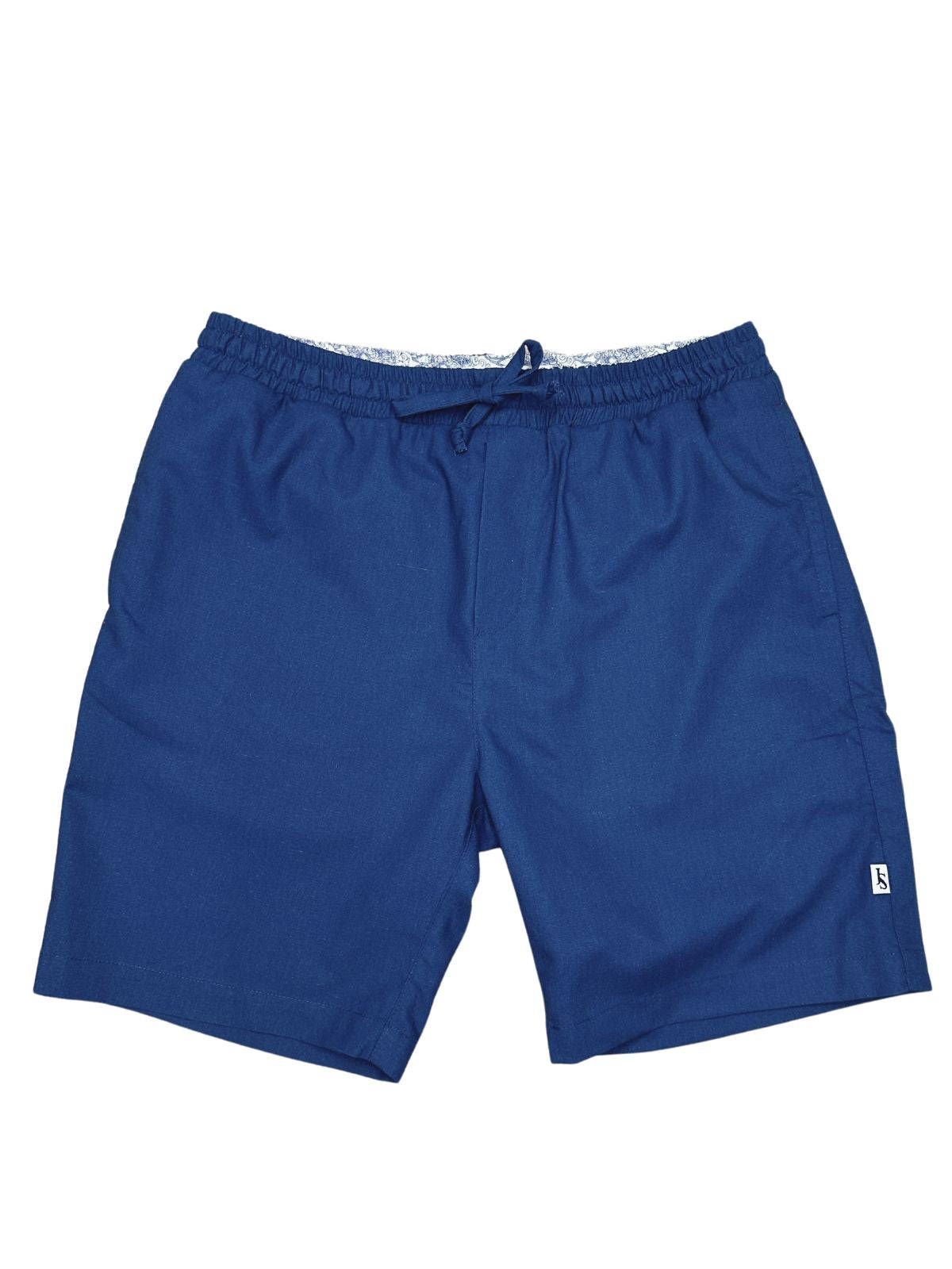 Bahamas Cotton/Linen Short - French Navy