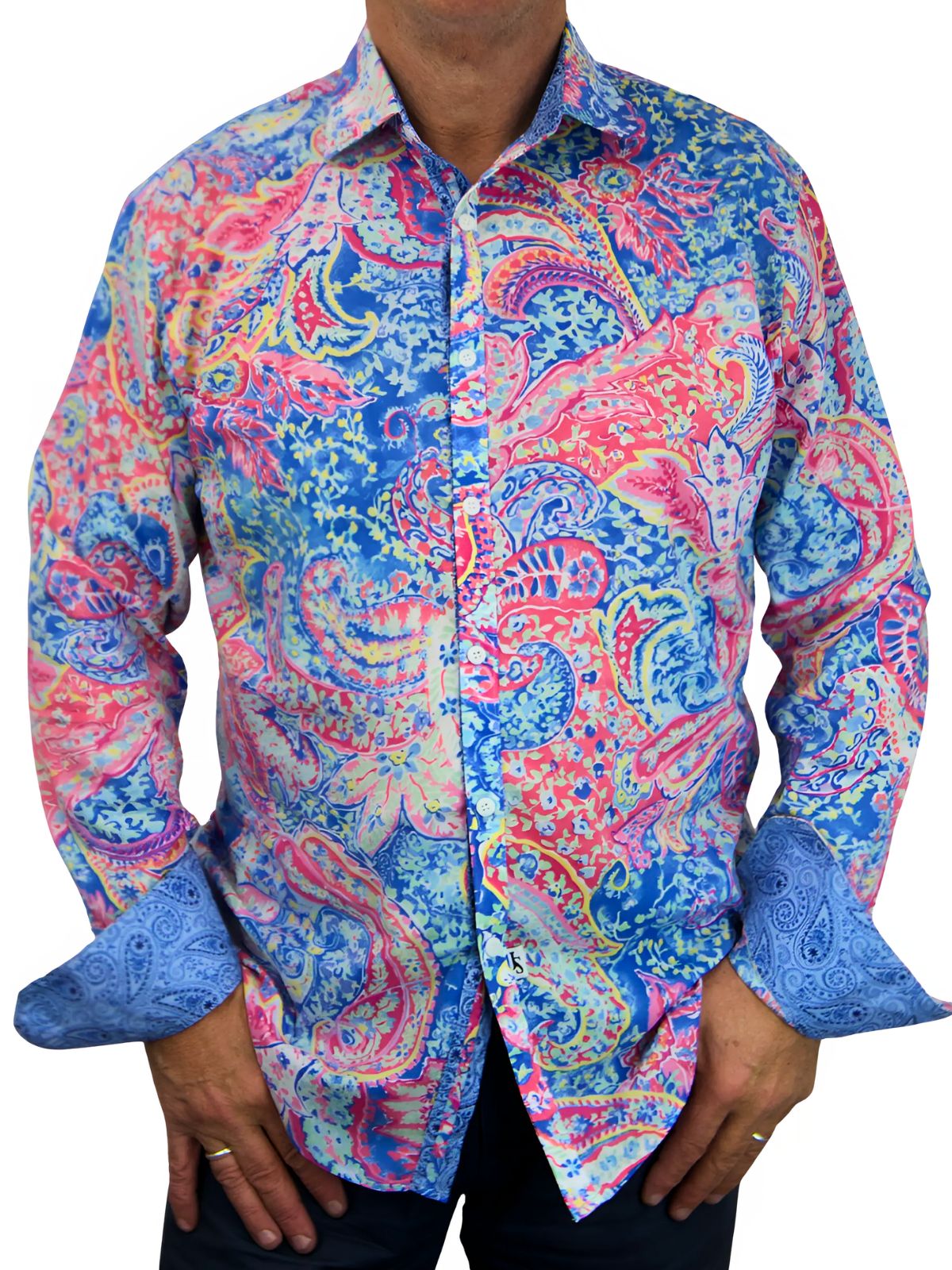 Gelato Paisley L/S Shirt - Pink