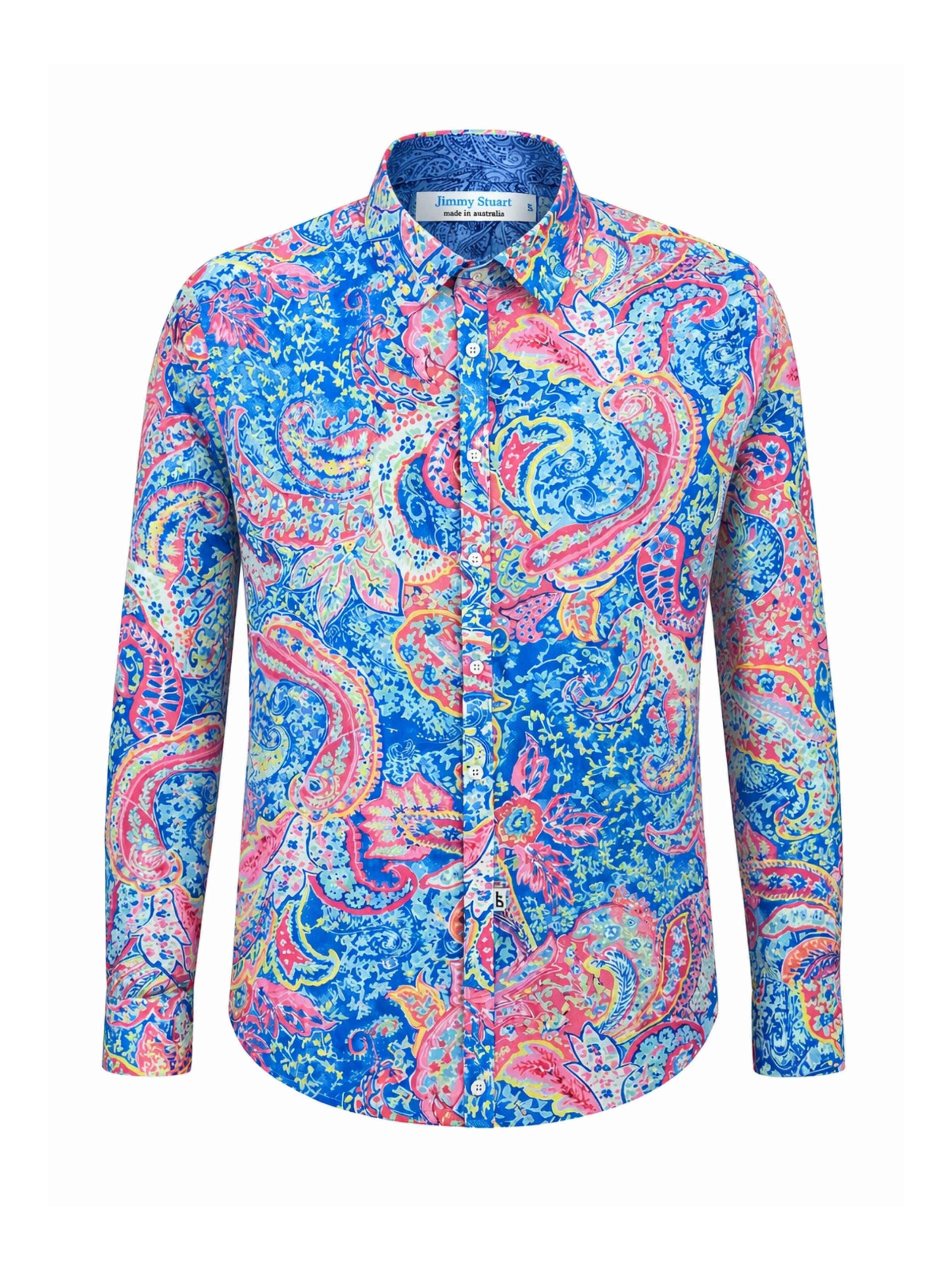 Gelato Paisley L/S Shirt - Pink