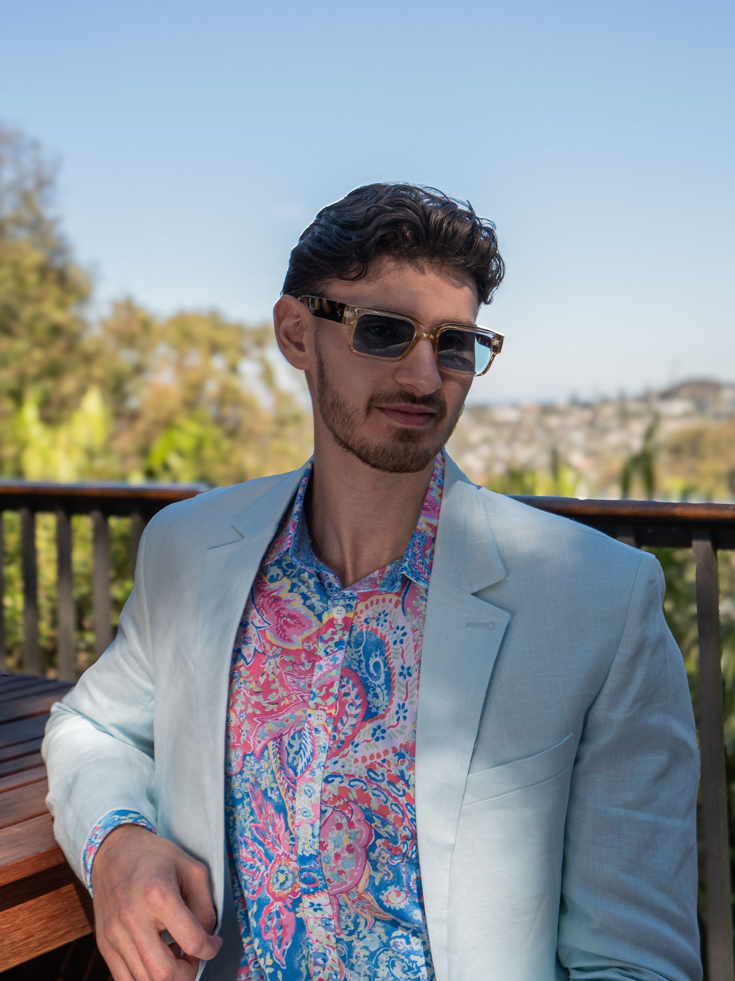 Gelato Paisley L/S Shirt - Pink