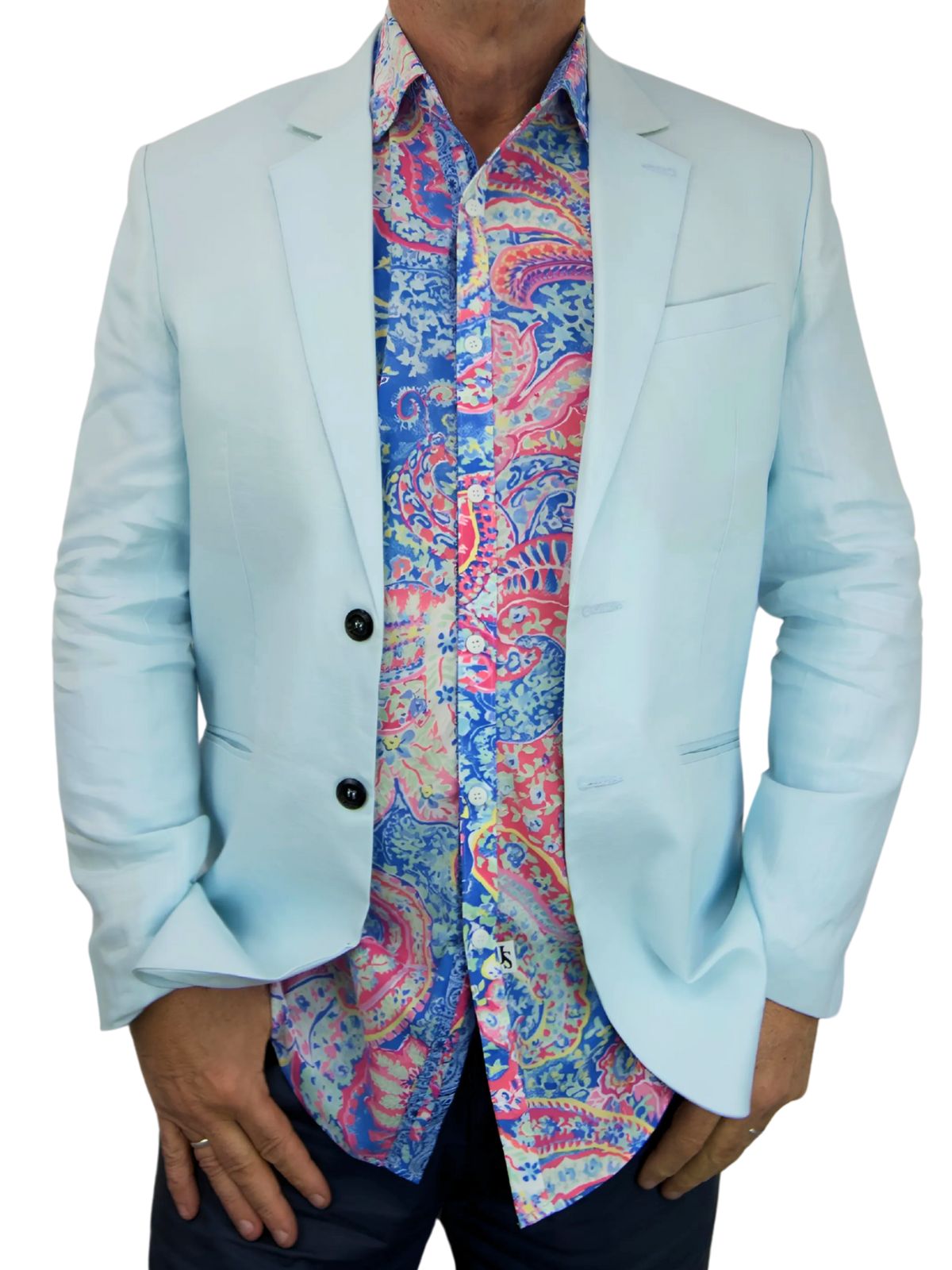 Gelato Paisley L/S Shirt - Pink