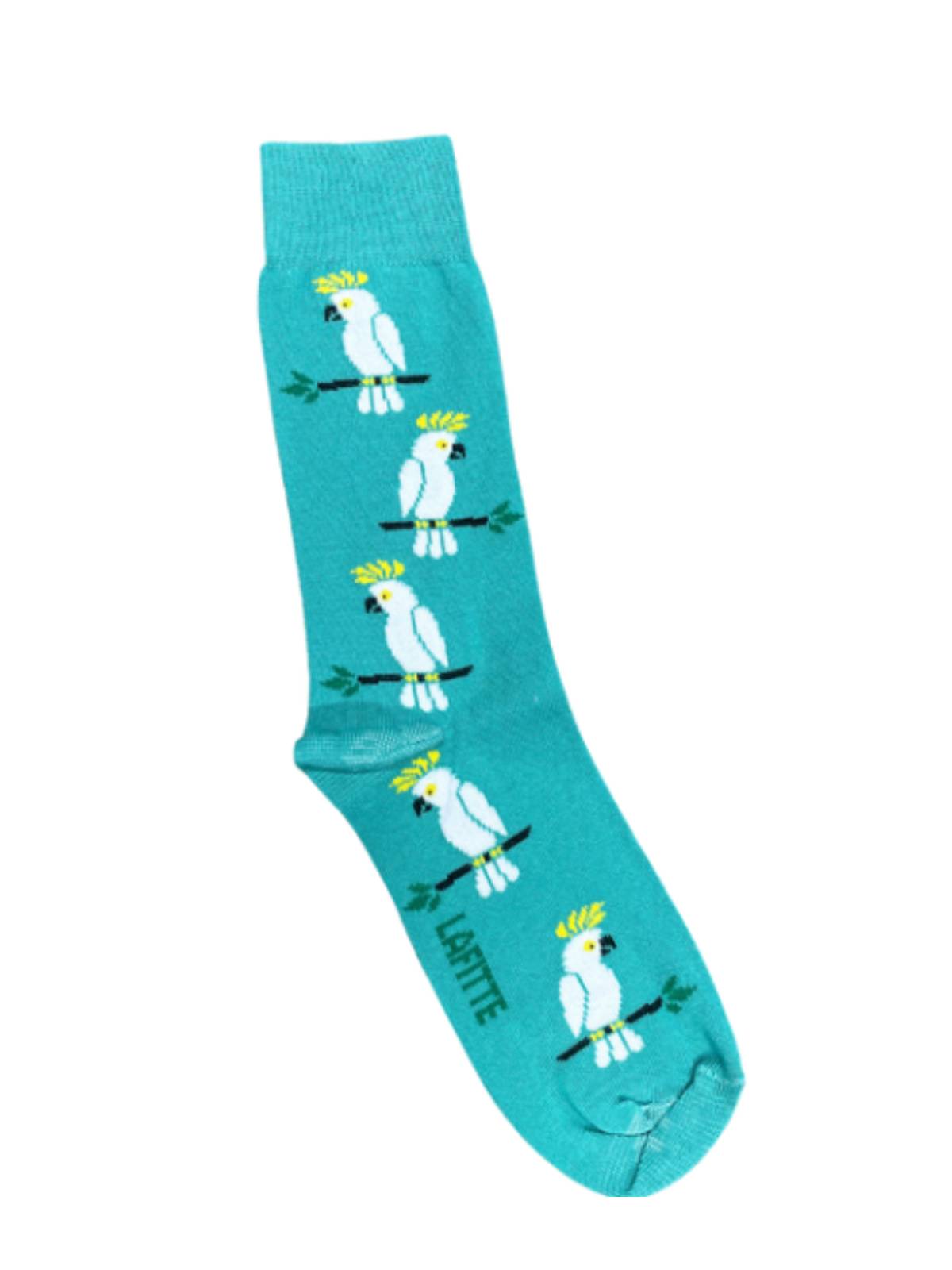 Green Cockatoo Unisex Socks