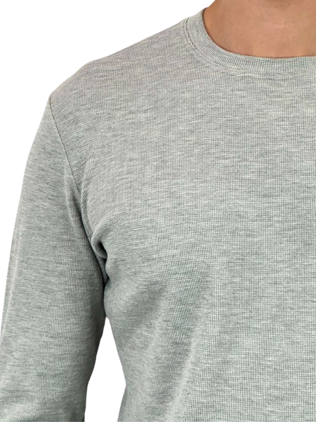 Grey Waffle L/S Tee