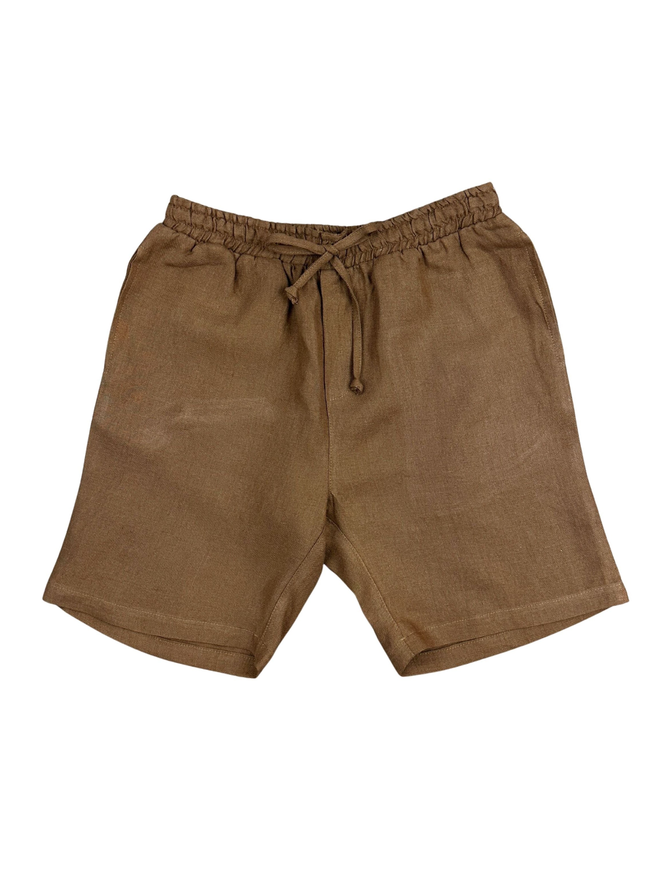 Hazelnut Linen Short