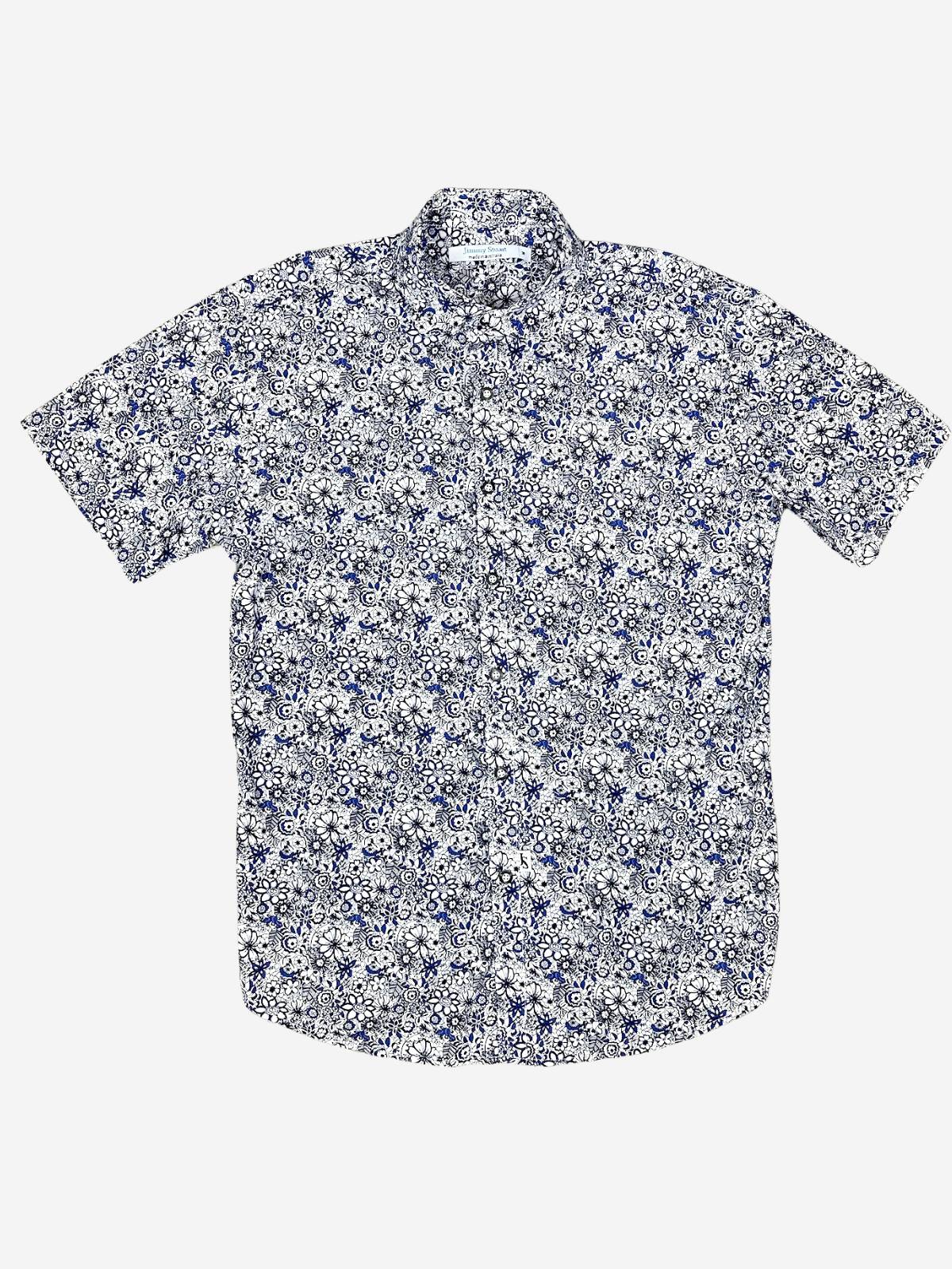 Hyde Floral Cotton Big Mens S/S Shirt