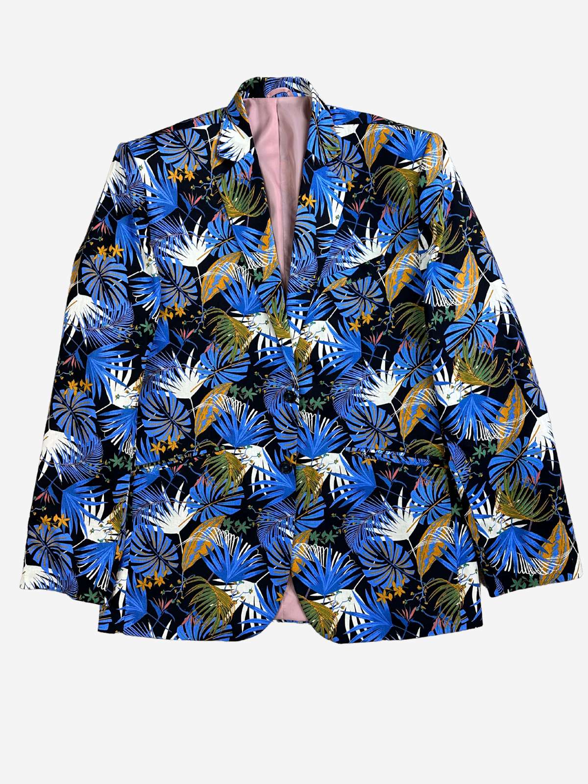 Jackson Floral Jacket - Black/Blue