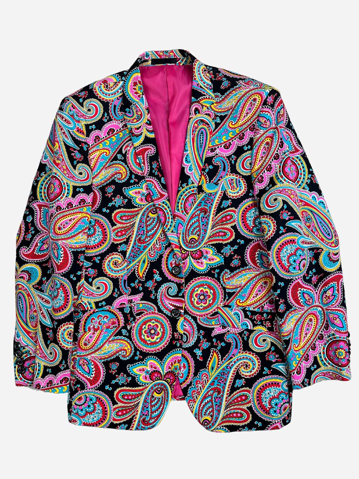 Lionfish Paisley Jacket - Red/Pink