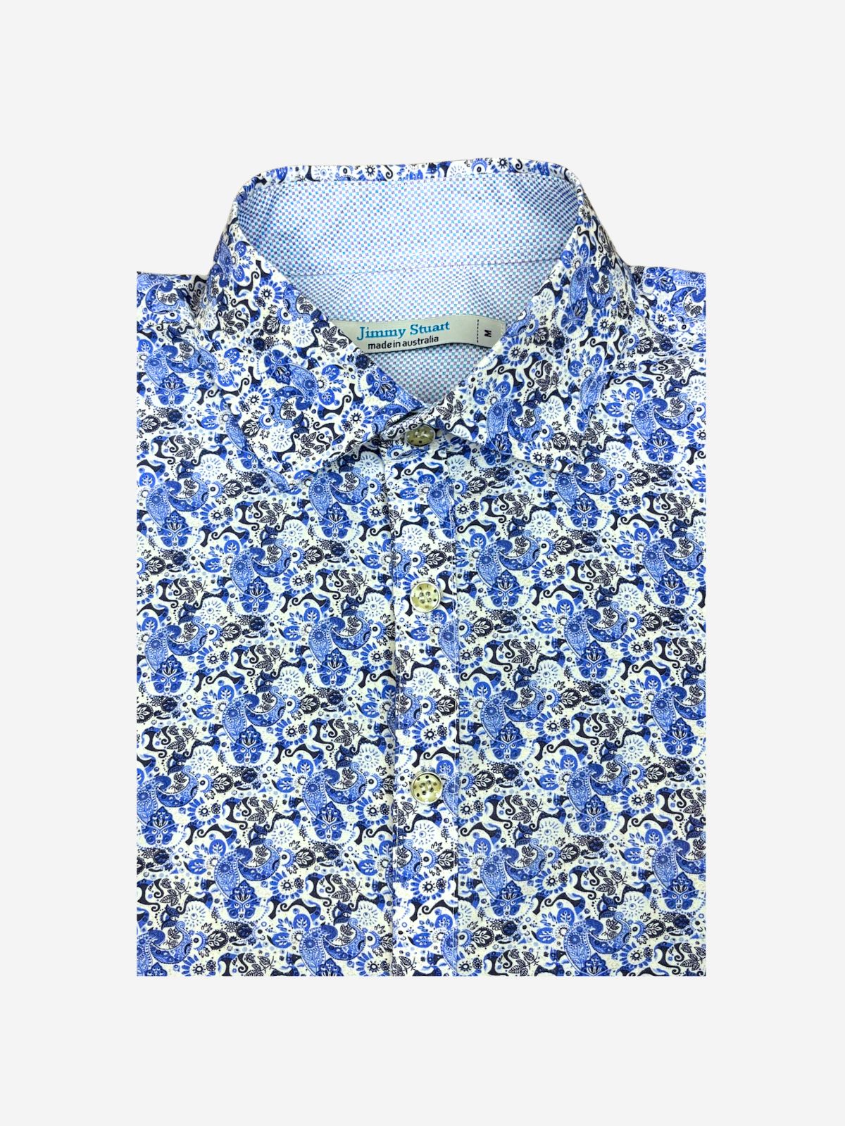 Loveshack Floral Cotton L/S Shirt - Blue