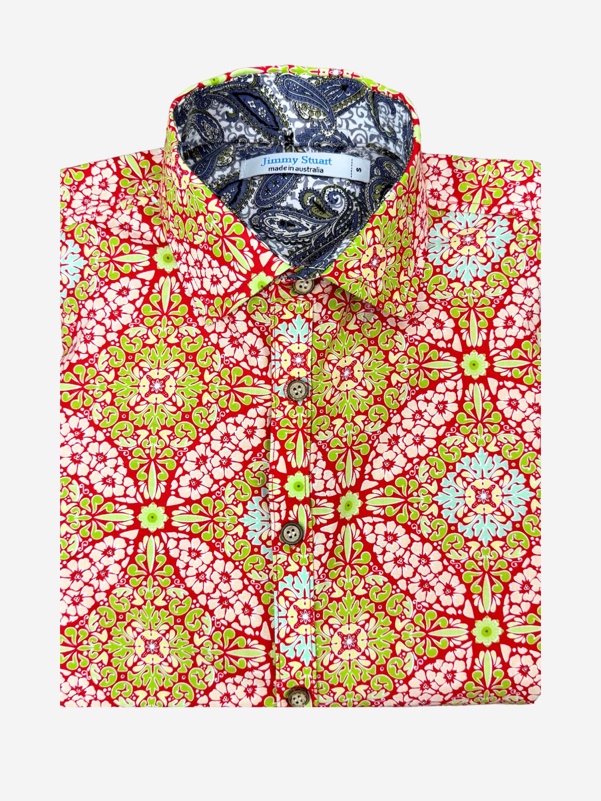 Mexico Abstract L/S Shirt - Red