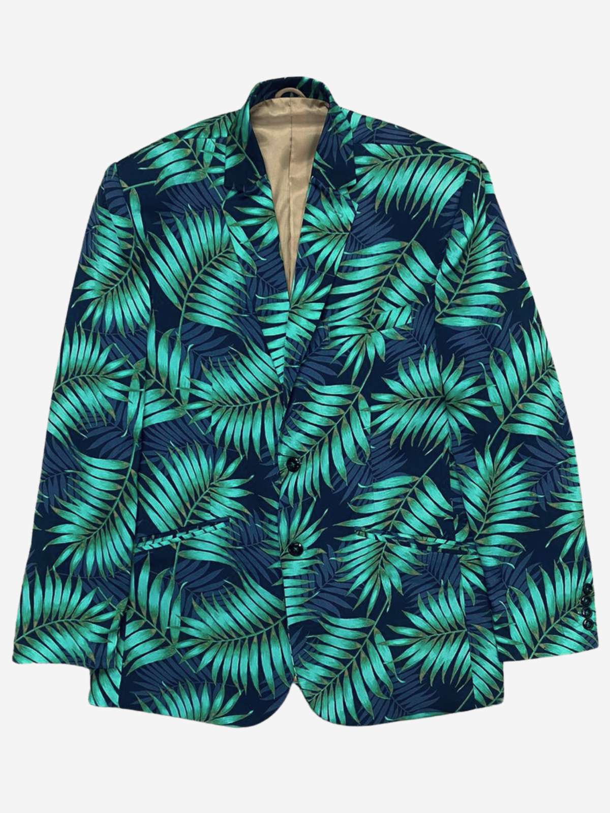 Midori Floral Jacket - Navy/Green