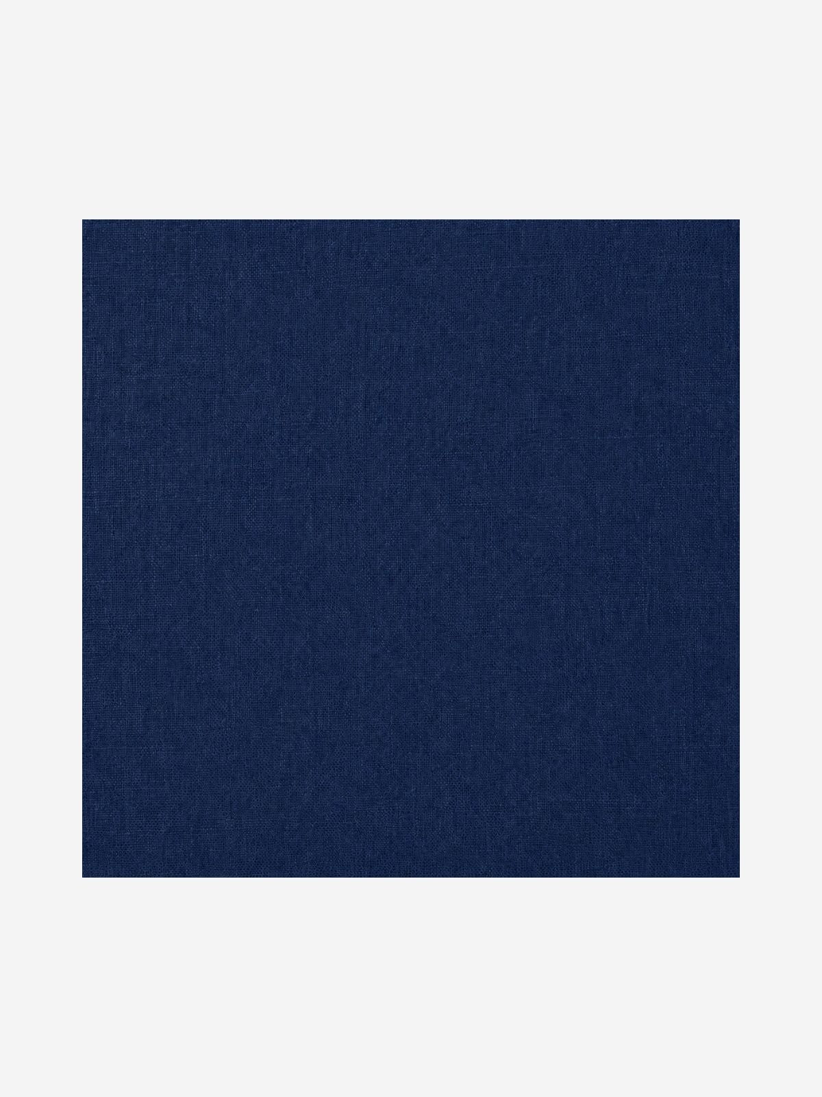 Navy Pocket Square - Linen