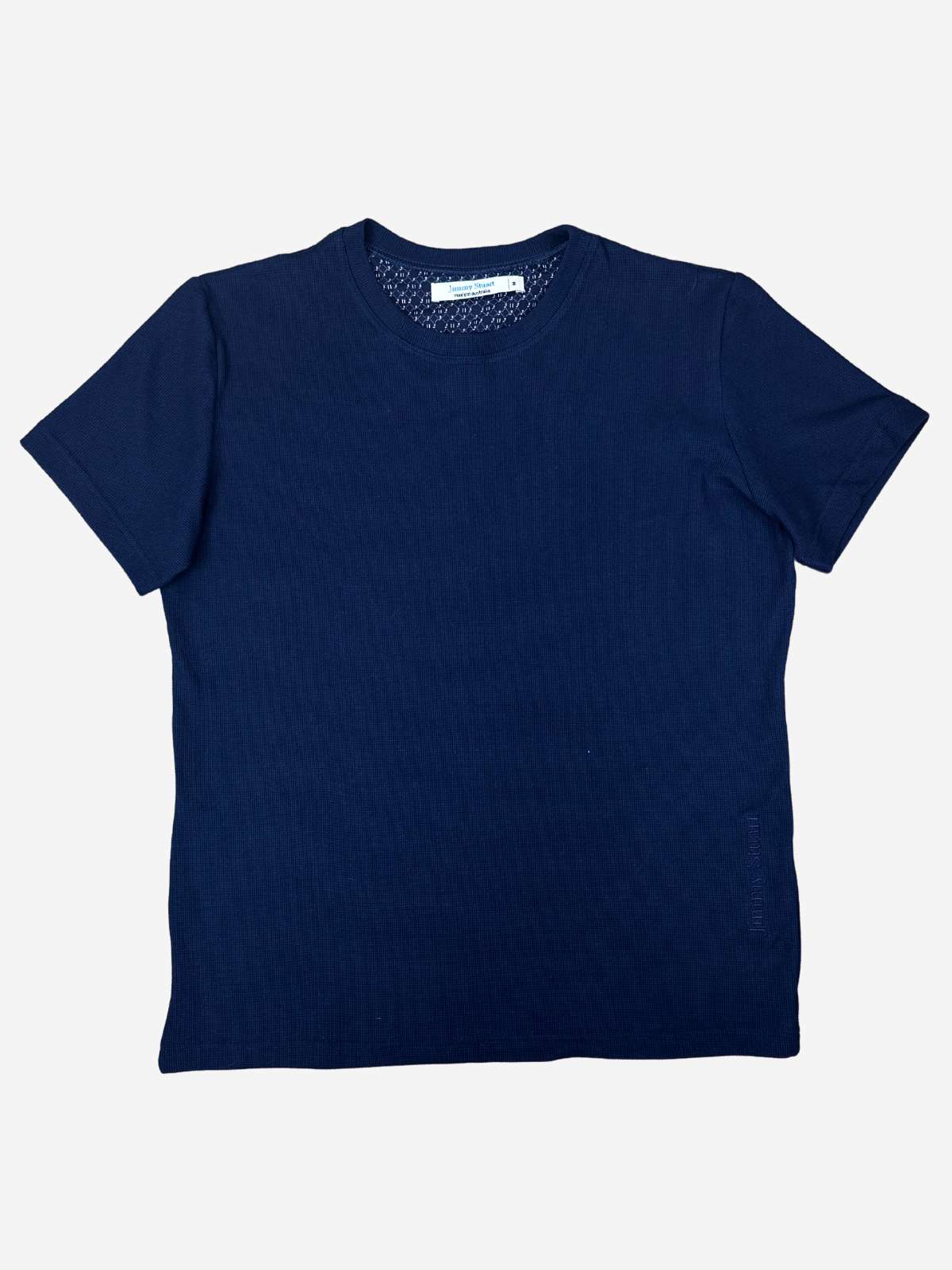 Navy Waffle S/S Tee