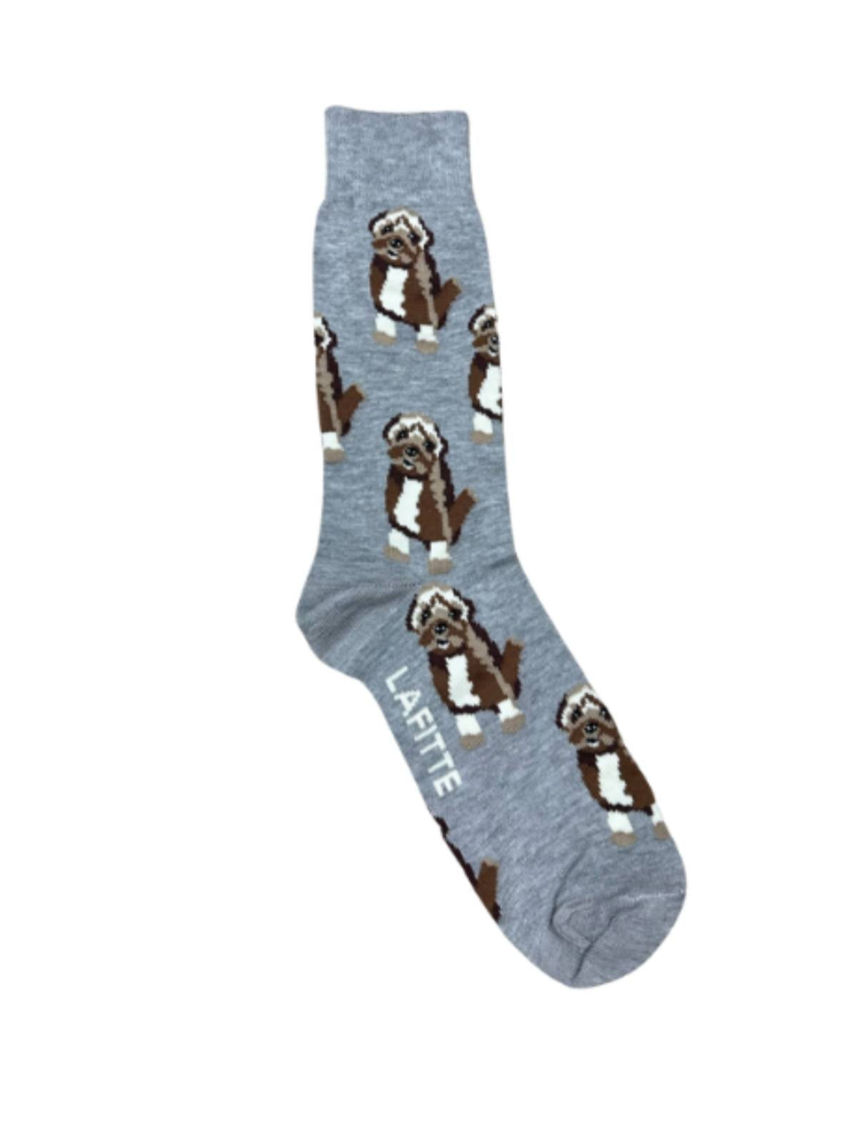 Grey Groodle Unisex Socks