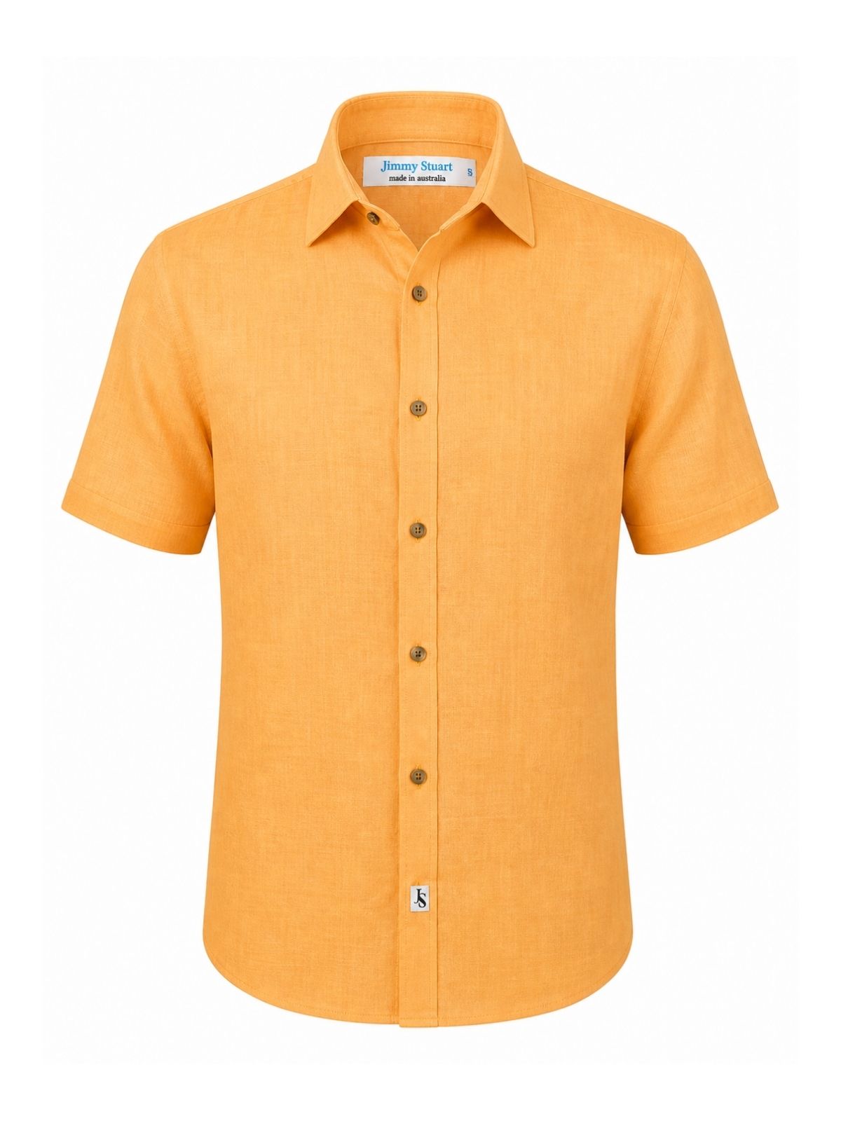 Byron Bay Mandarin Linen S/S Shirt