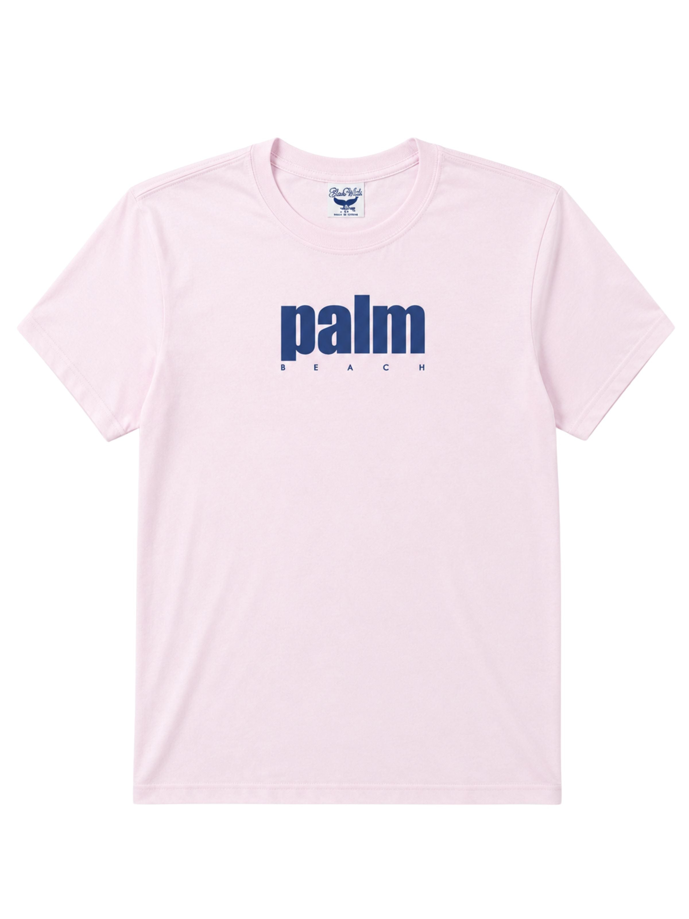 Palm Beach Pink Printed T-Shirt