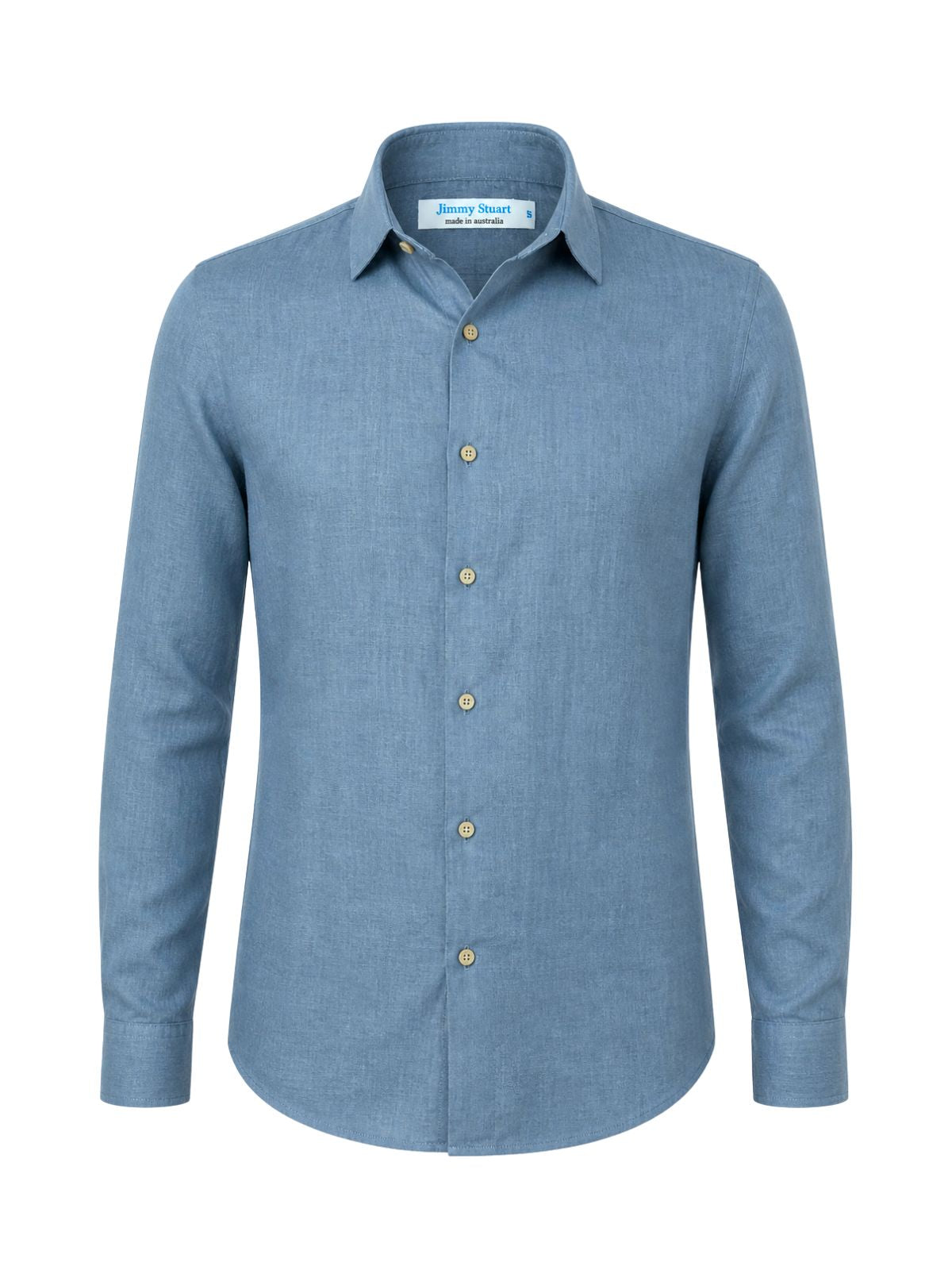 Byron Bay Petrol Linen L/S Shirt