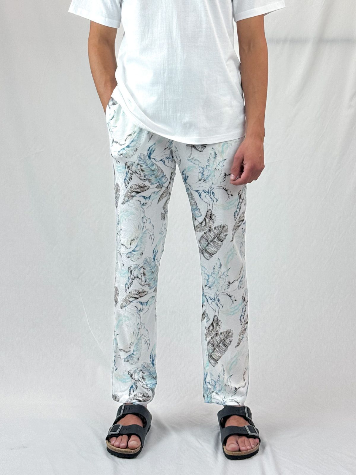 Blue Lagoon Cotton/Rayon Resort Pant - Relaxed Fit