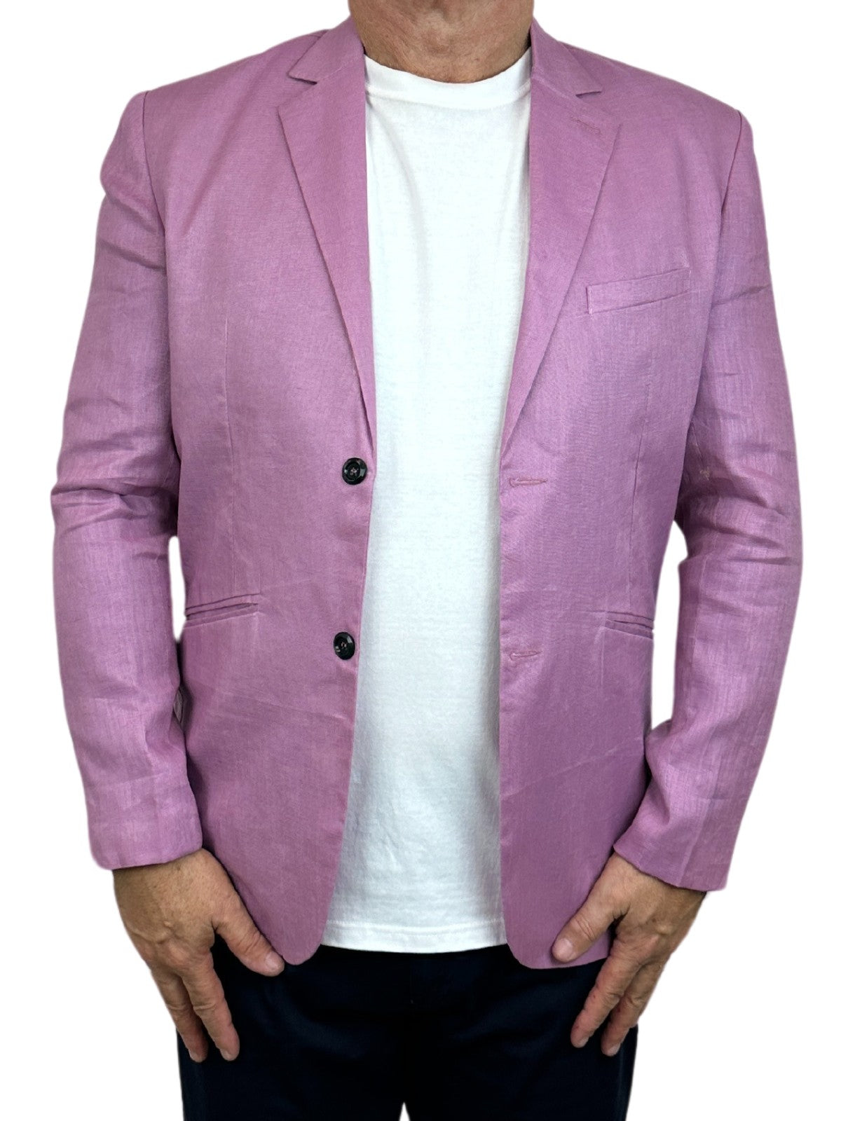 Plum Linen Jacket