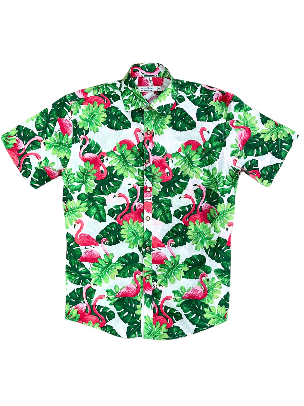 Plumage Floral Cotton Voile S/S Shirt – Green/Pink