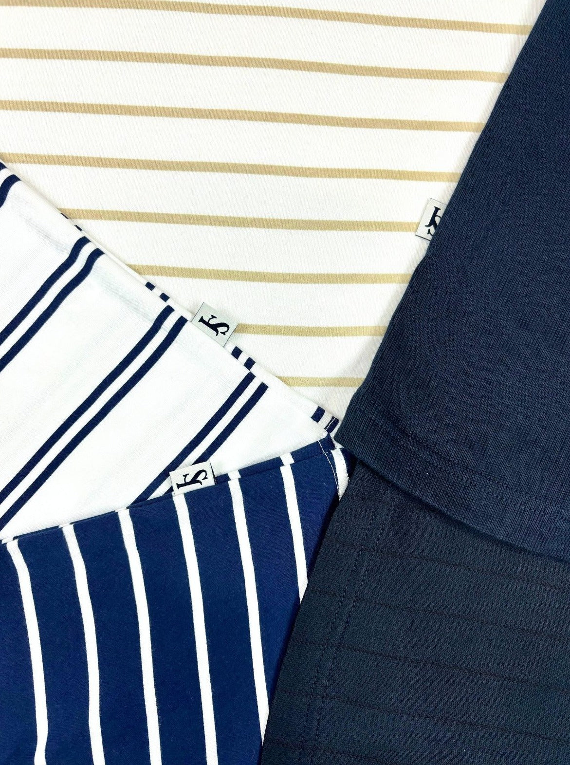 Riviera Navy Zip Polo