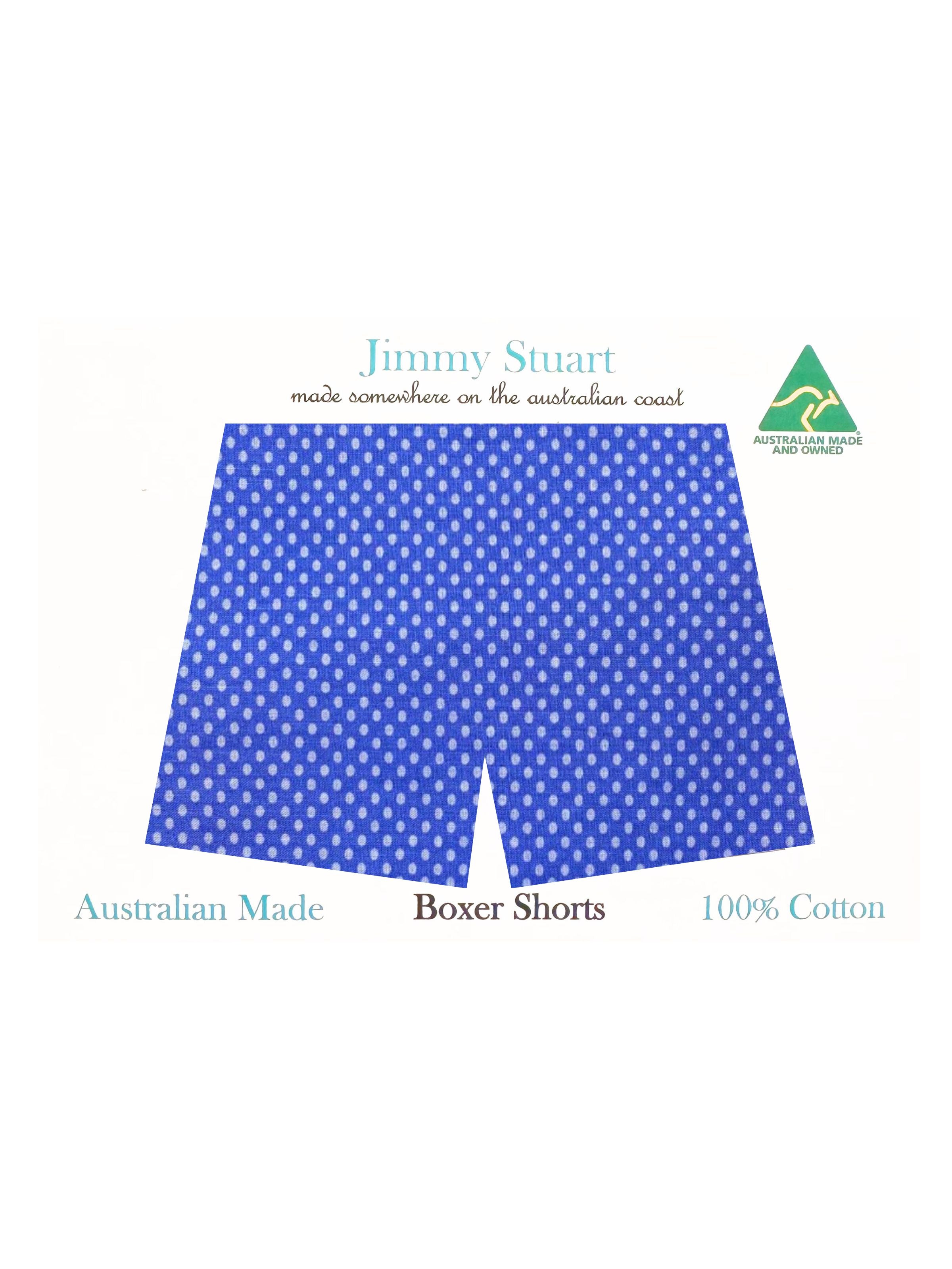 Rain Liberty Cotton Boxer Short - Blue