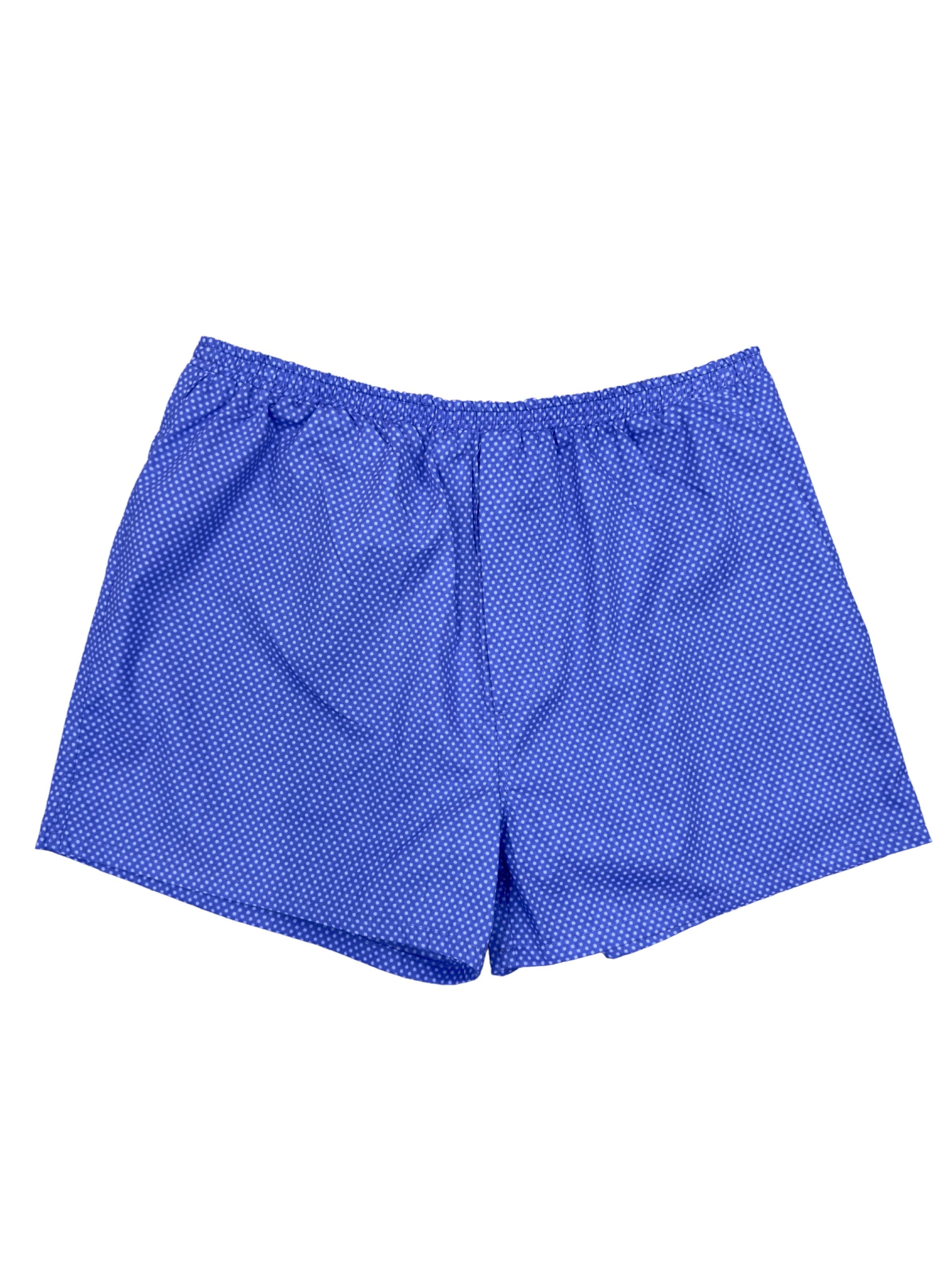Rain Liberty Cotton Boxer Short - Blue